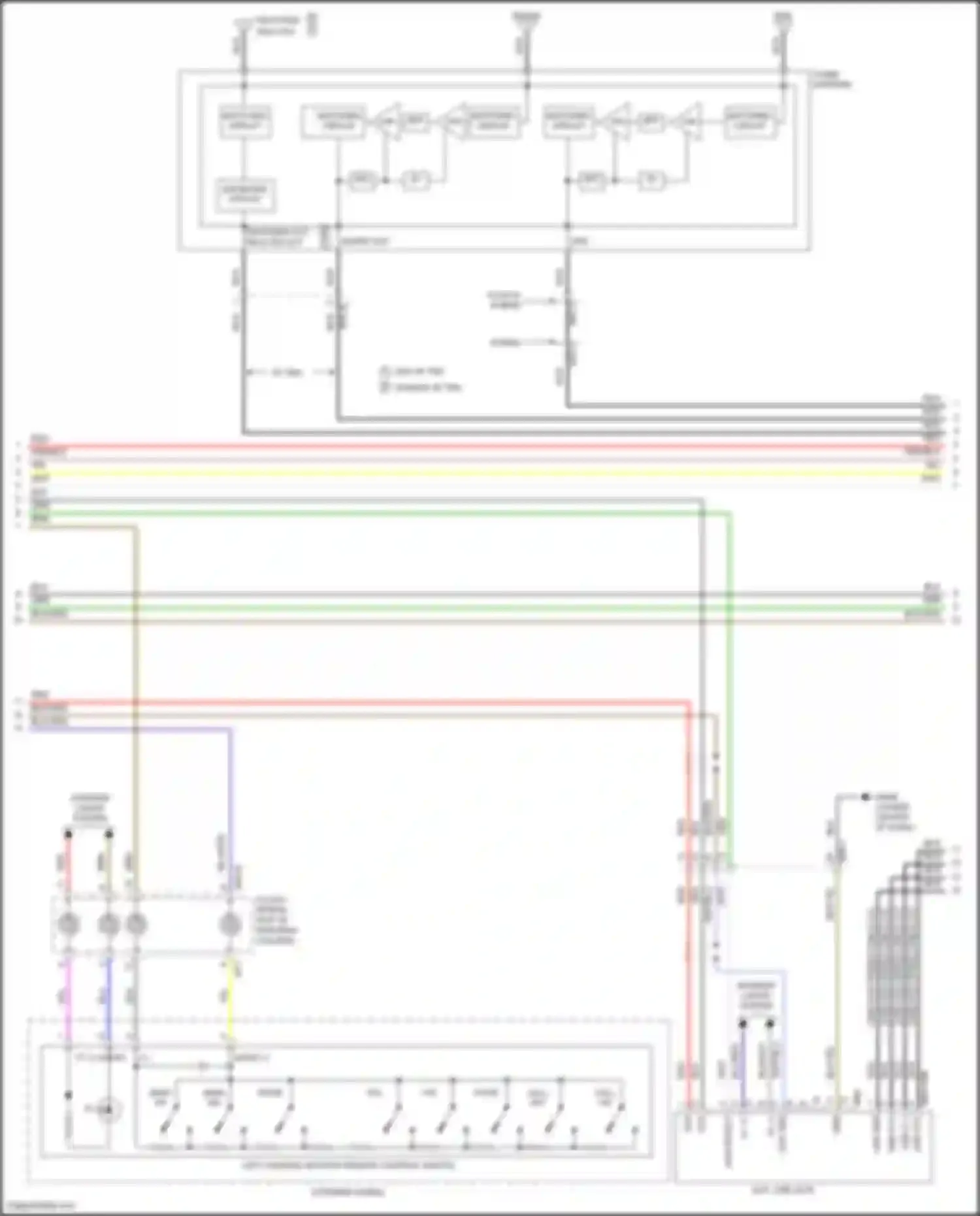 Sonata Hyundai VII facelift (2017-2019): Navigation circuit, hybrid mobis & dimension amplifier (2 of 4)