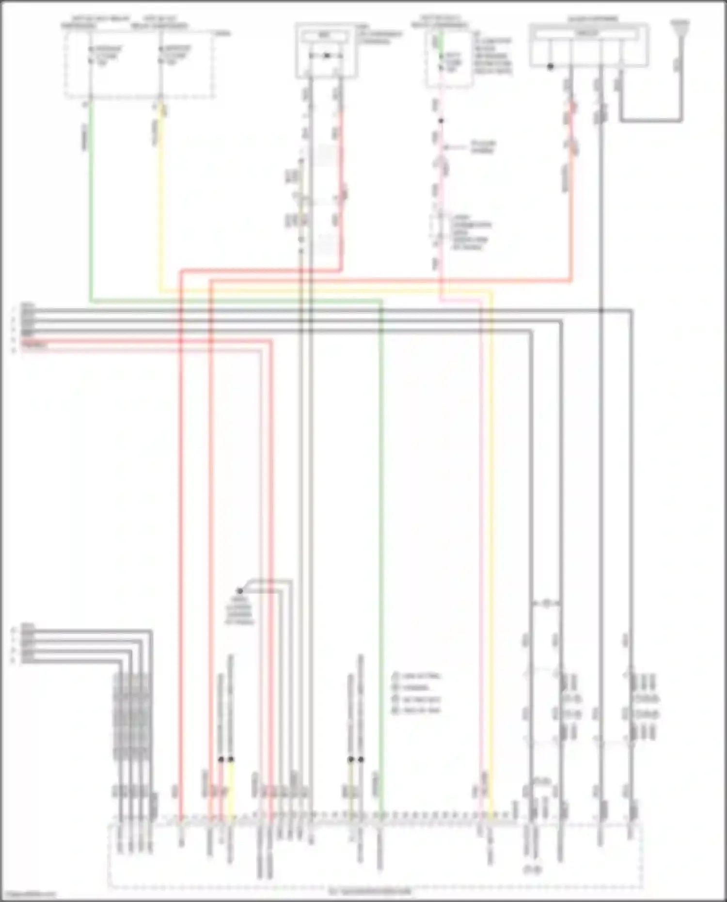 Sonata Hyundai VII facelift (2017-2019): Navigation circuit, hybrid w/o amplifier (3 of 3)