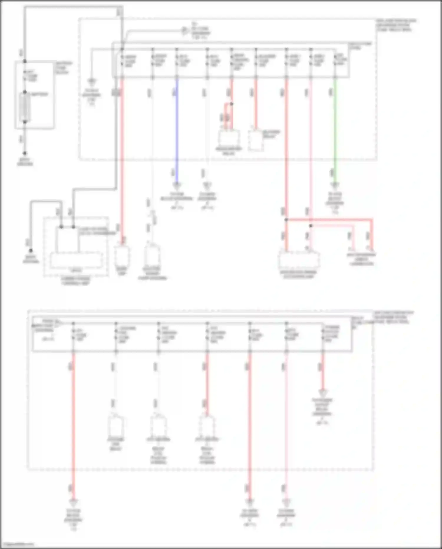 Sonata Hyundai VII facelift (2017-2019): Power distribution circuit, hybrid (1 of 11)