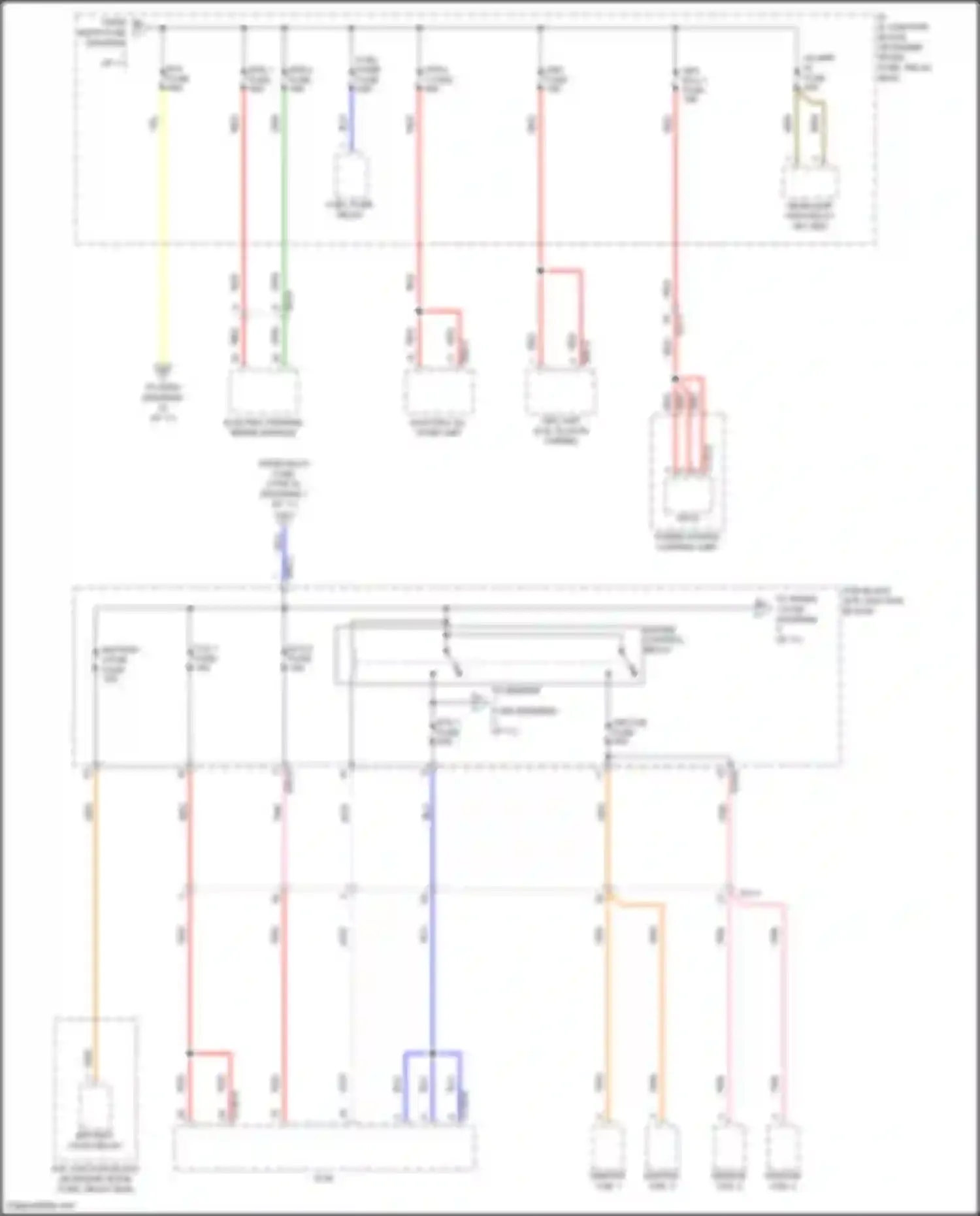 Sonata Hyundai VII facelift (2017-2019): Power distribution circuit, hybrid (2 of 11)