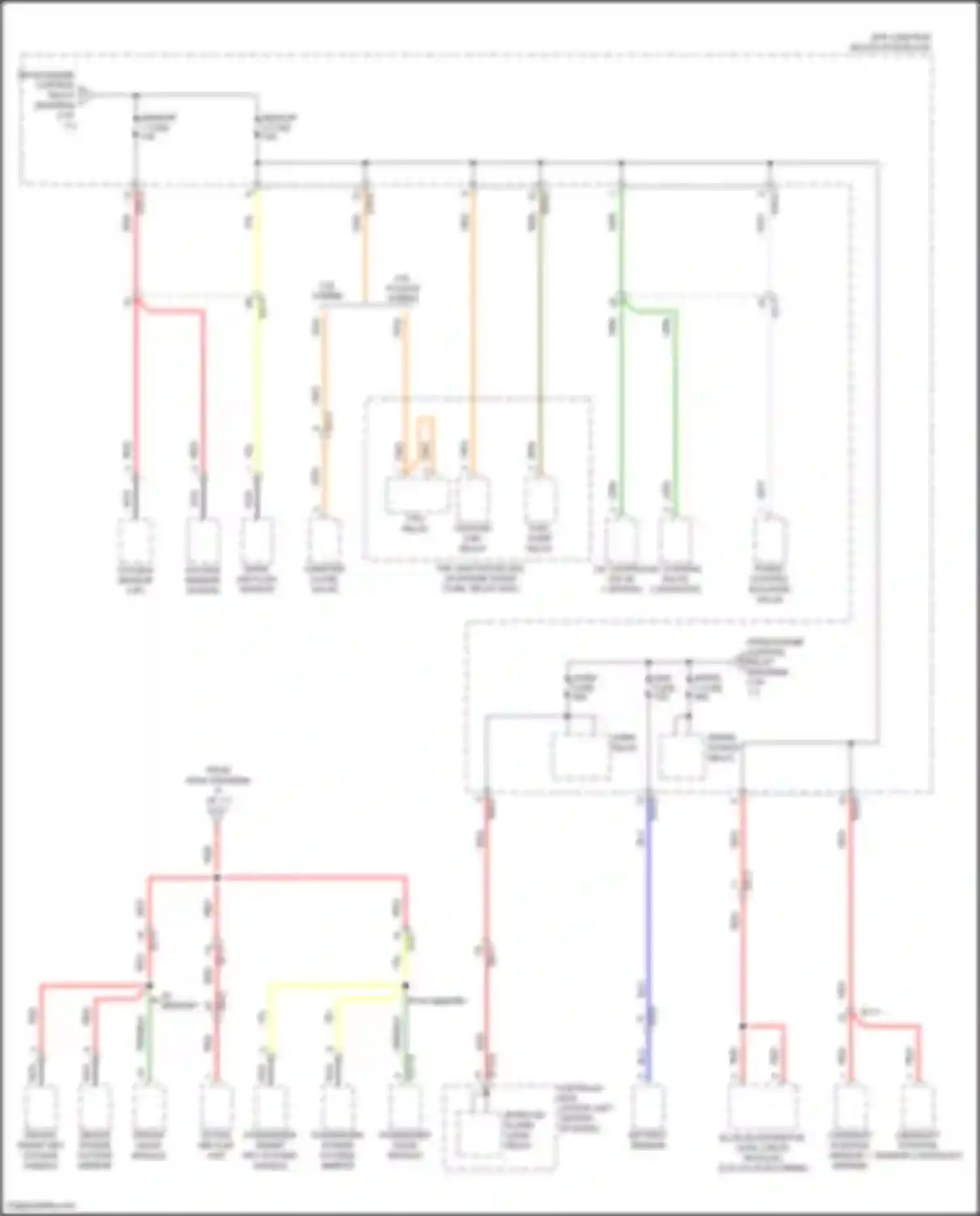 Sonata Hyundai VII facelift (2017-2019): Power distribution circuit, hybrid (3 of 11)