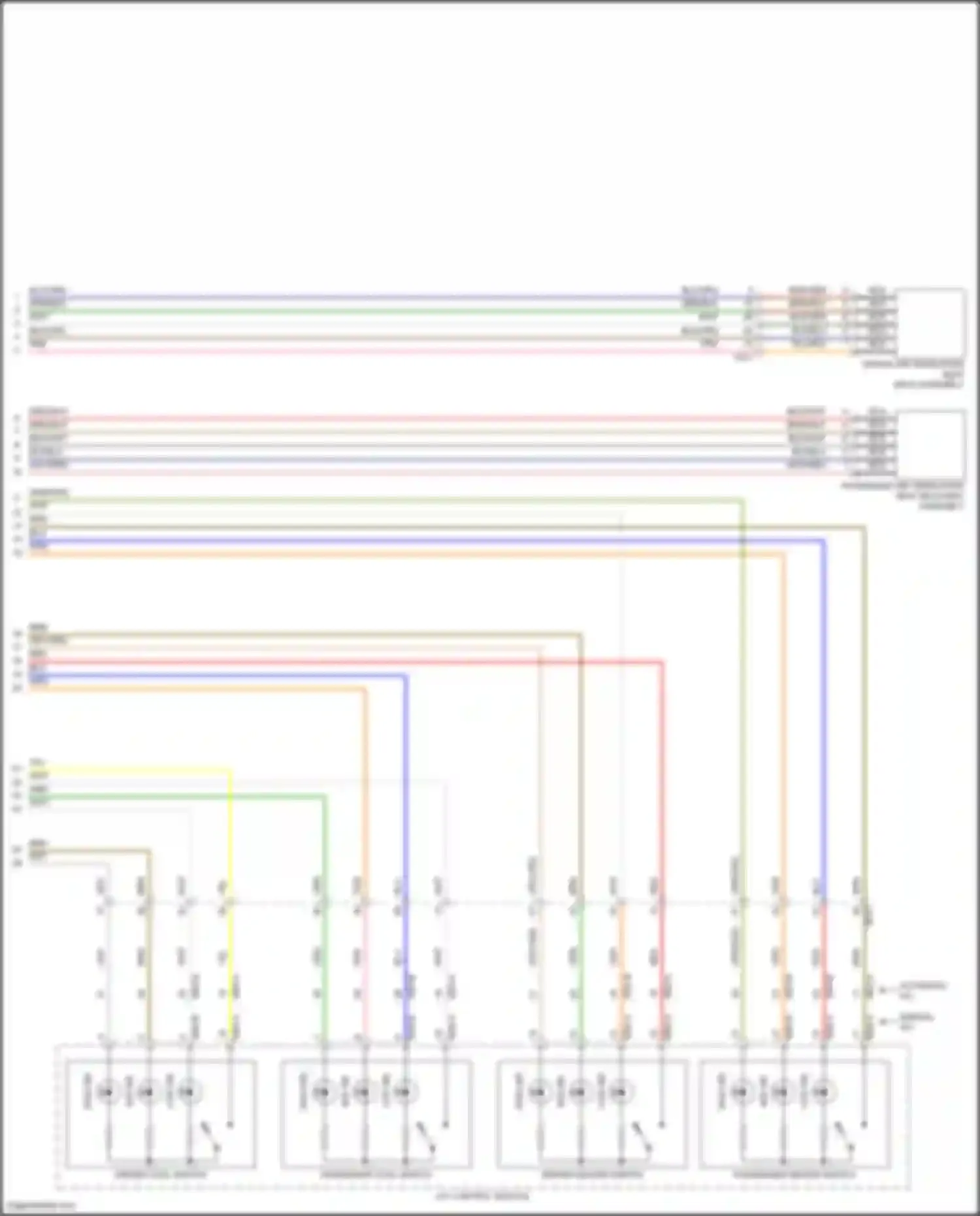 Sonata Hyundai VII facelift (2017-2019): Seat ventilation circuit, except hybrid (2 of 2)