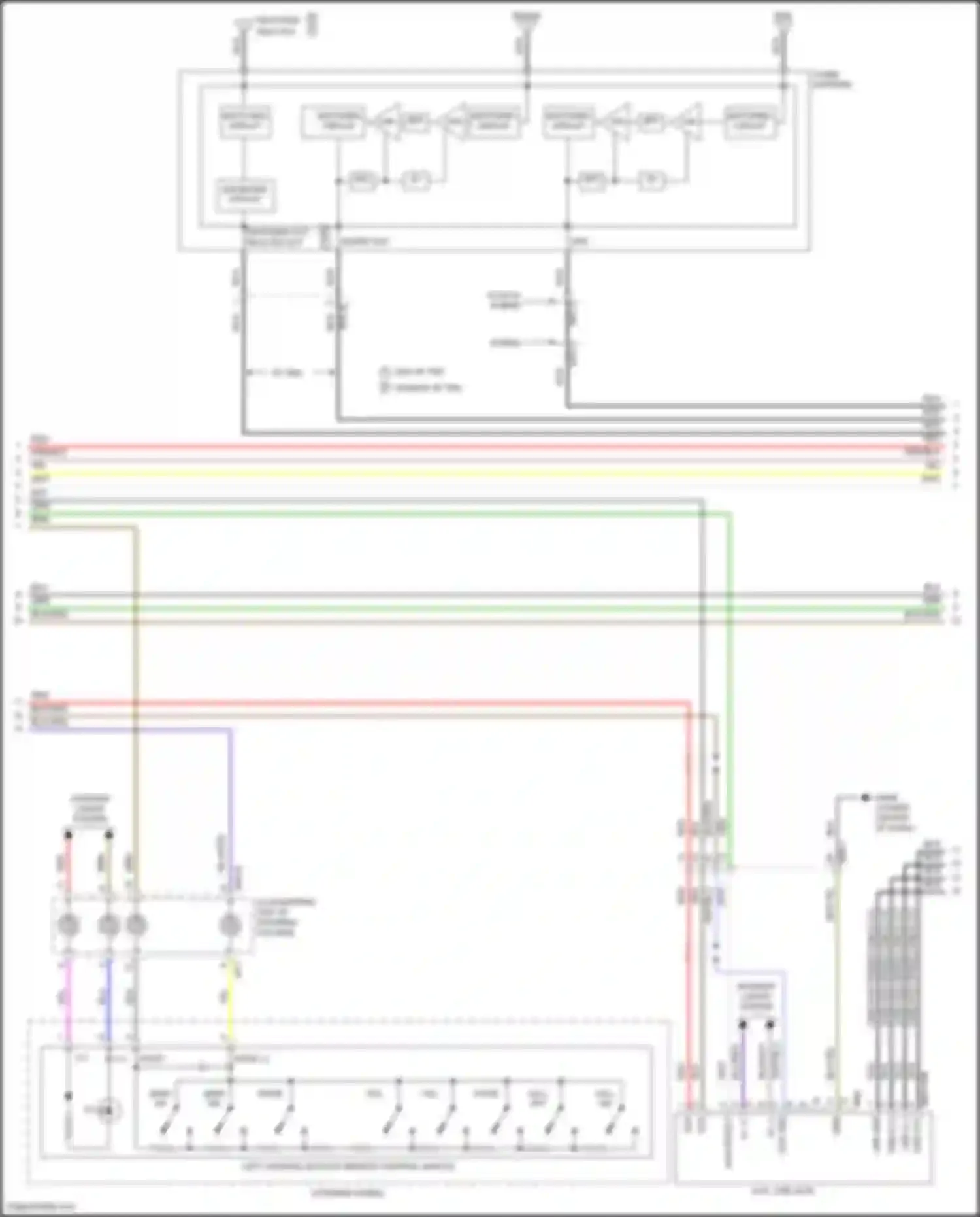 Sonata Hyundai VII facelift (2017-2019): Radio circuit, hybrid w/ navigation & infinity amplifier (2 of 4)