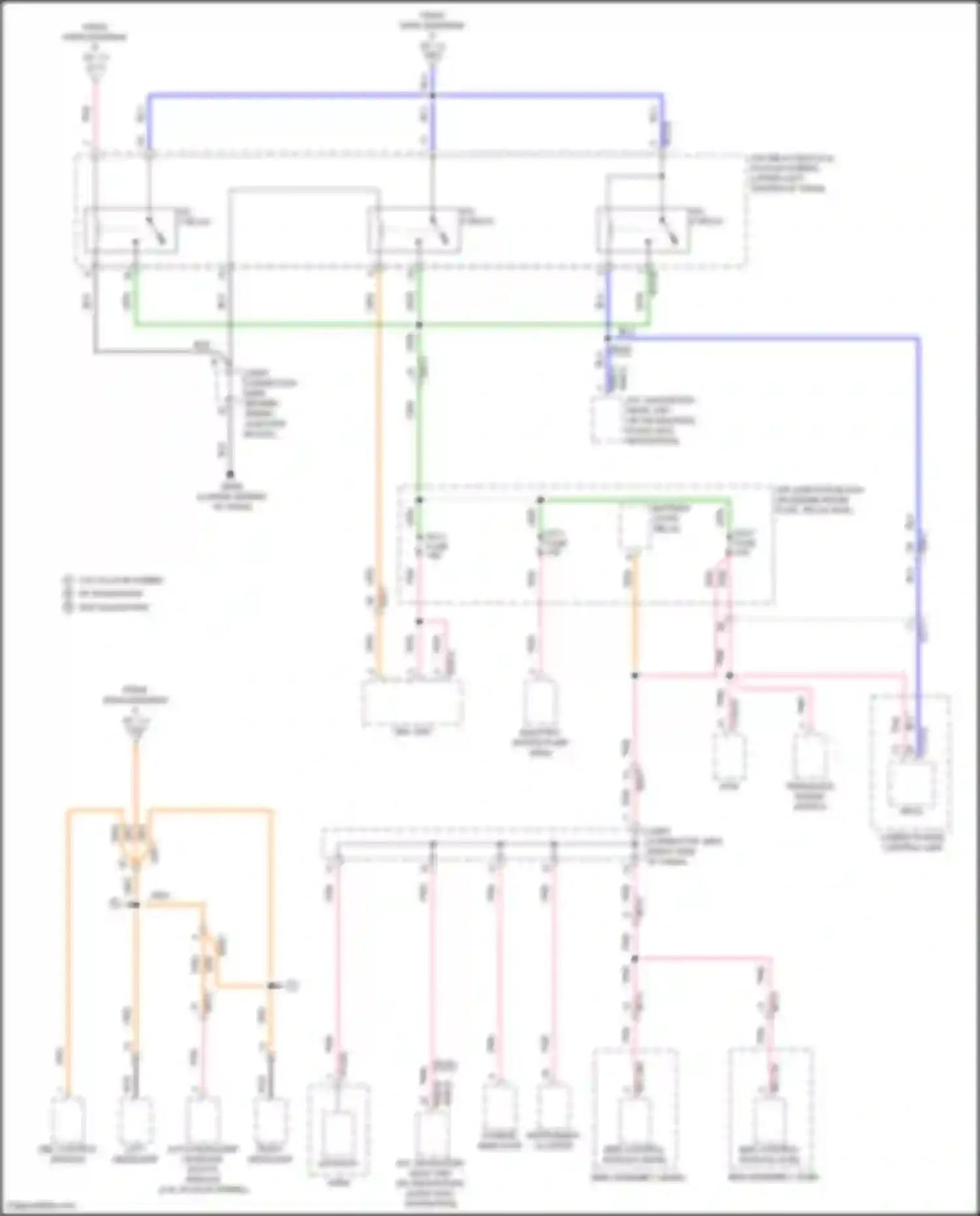 Wiring diagram 2.0l plug-in hybrid w/ navigation w/o navigation for Hyundai Sonata VII facelift (2017-2019) (1 of 1)