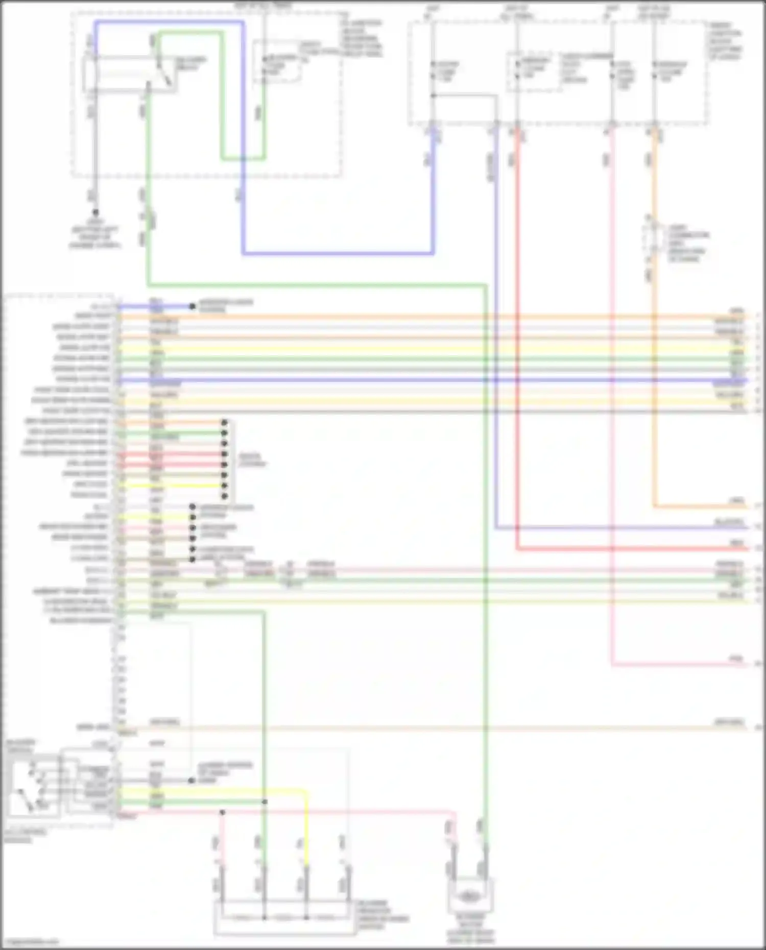 Wiring diagram a/c control module for Hyundai Sonata VII facelift (2017-2019) (39 of 40)