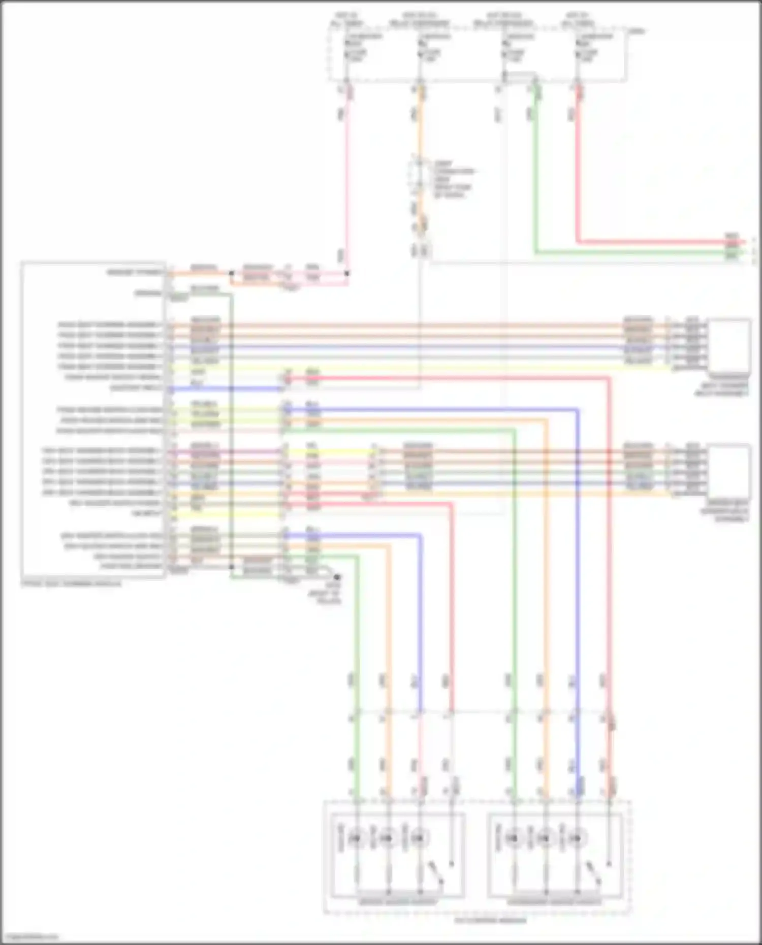 Wiring diagram a/c control module for Hyundai Sonata VII facelift (2017-2019) (14 of 40)