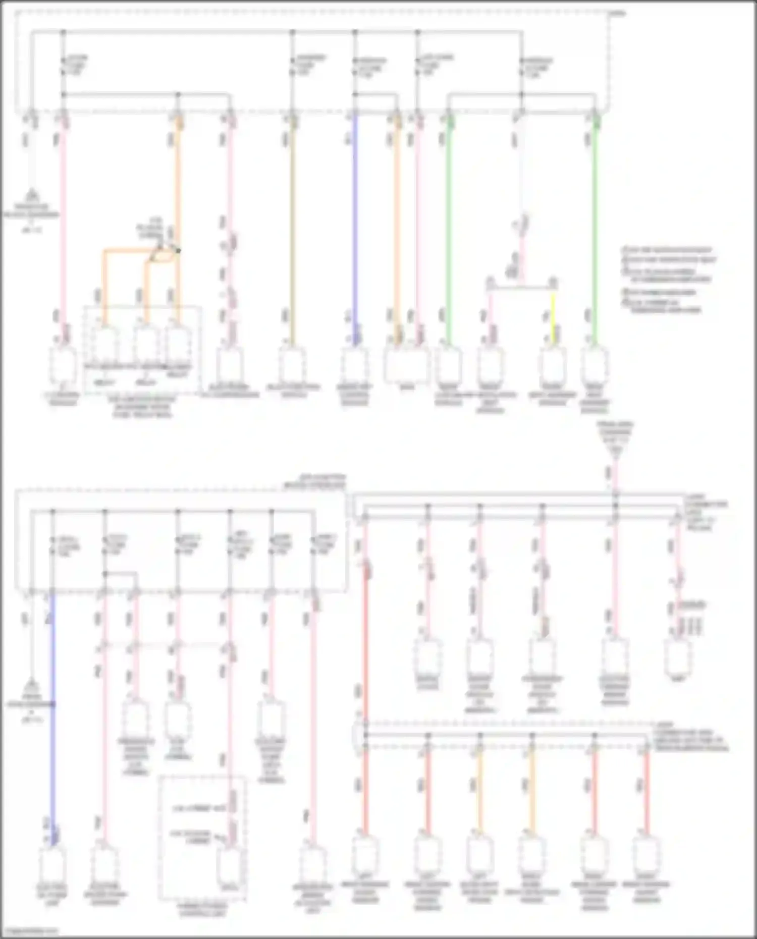 Wiring diagram a/c control module for Hyundai Sonata VII facelift (2017-2019) (8 of 40)