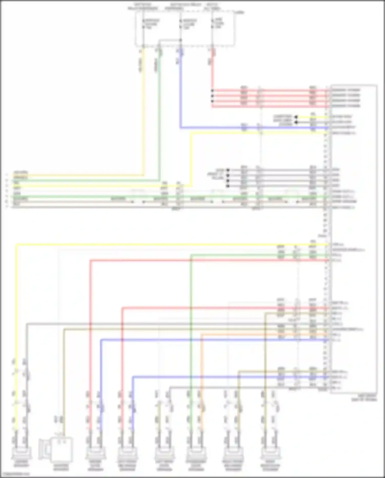 Wiring diagram acc/on input for Hyundai Sonata VII facelift (2017-2019) (2 of 31)