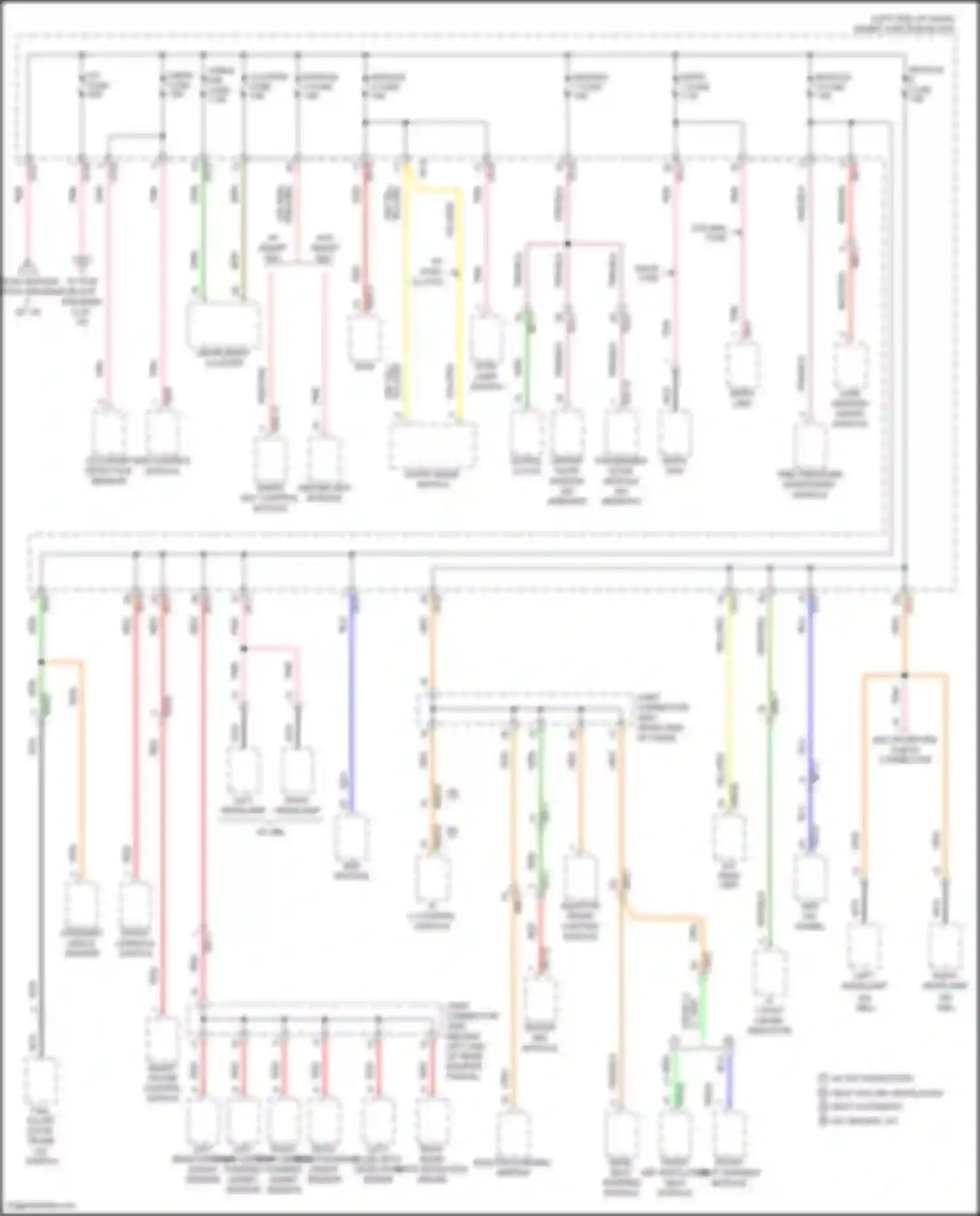 Wiring diagram adaptive front lighting module for Hyundai Sonata VII facelift (2017-2019) (6 of 6)