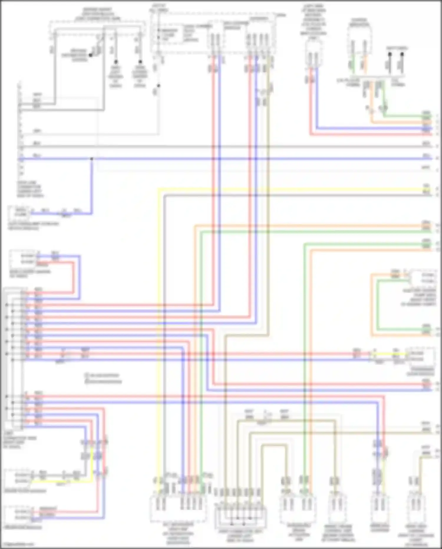 Wiring diagram auto headlamp leveling device module for Hyundai Sonata VII facelift (2017-2019) (2 of 13)