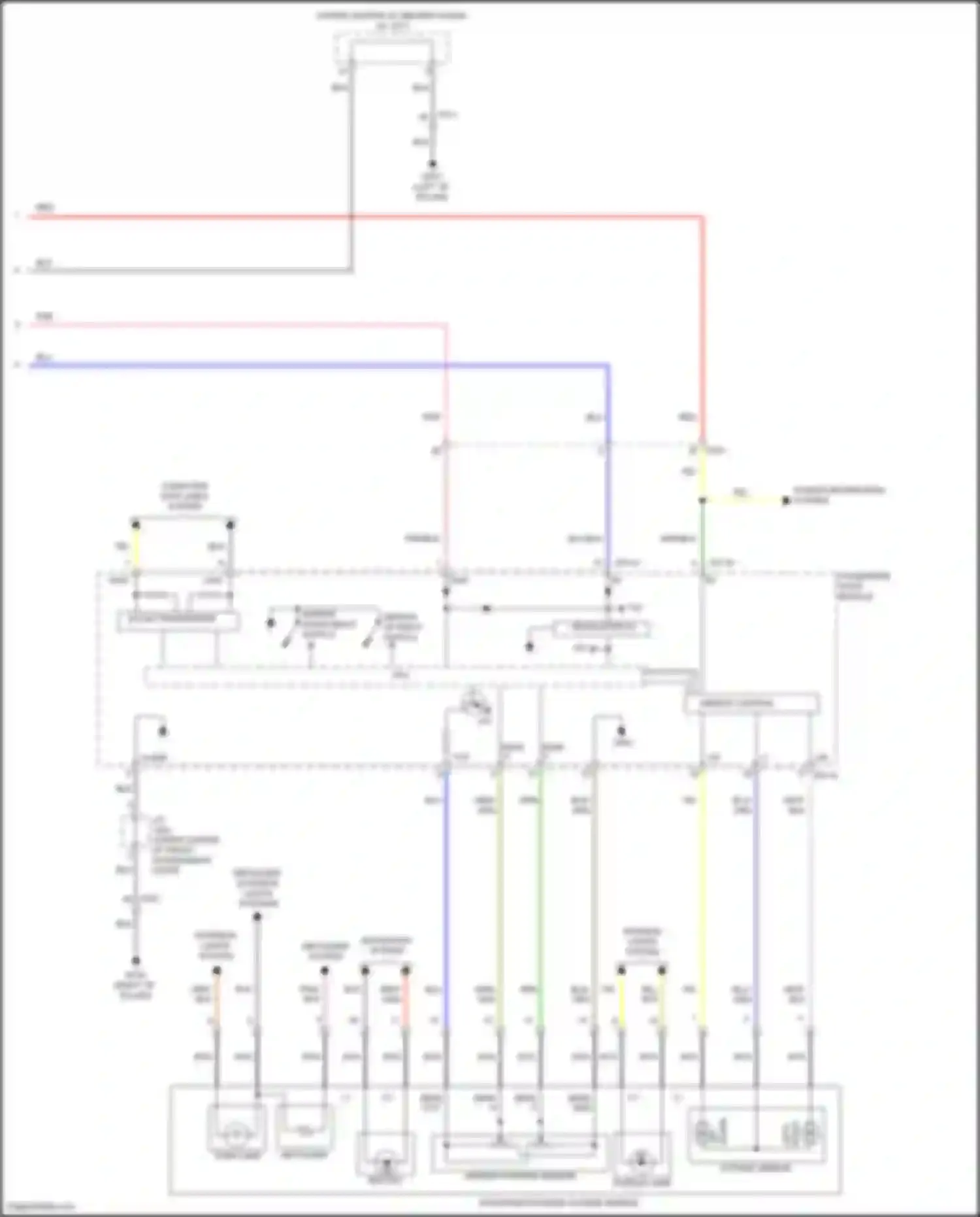 Wiring diagram b-can transceiver ic for Hyundai Sonata VII facelift (2017-2019) (2 of 8)