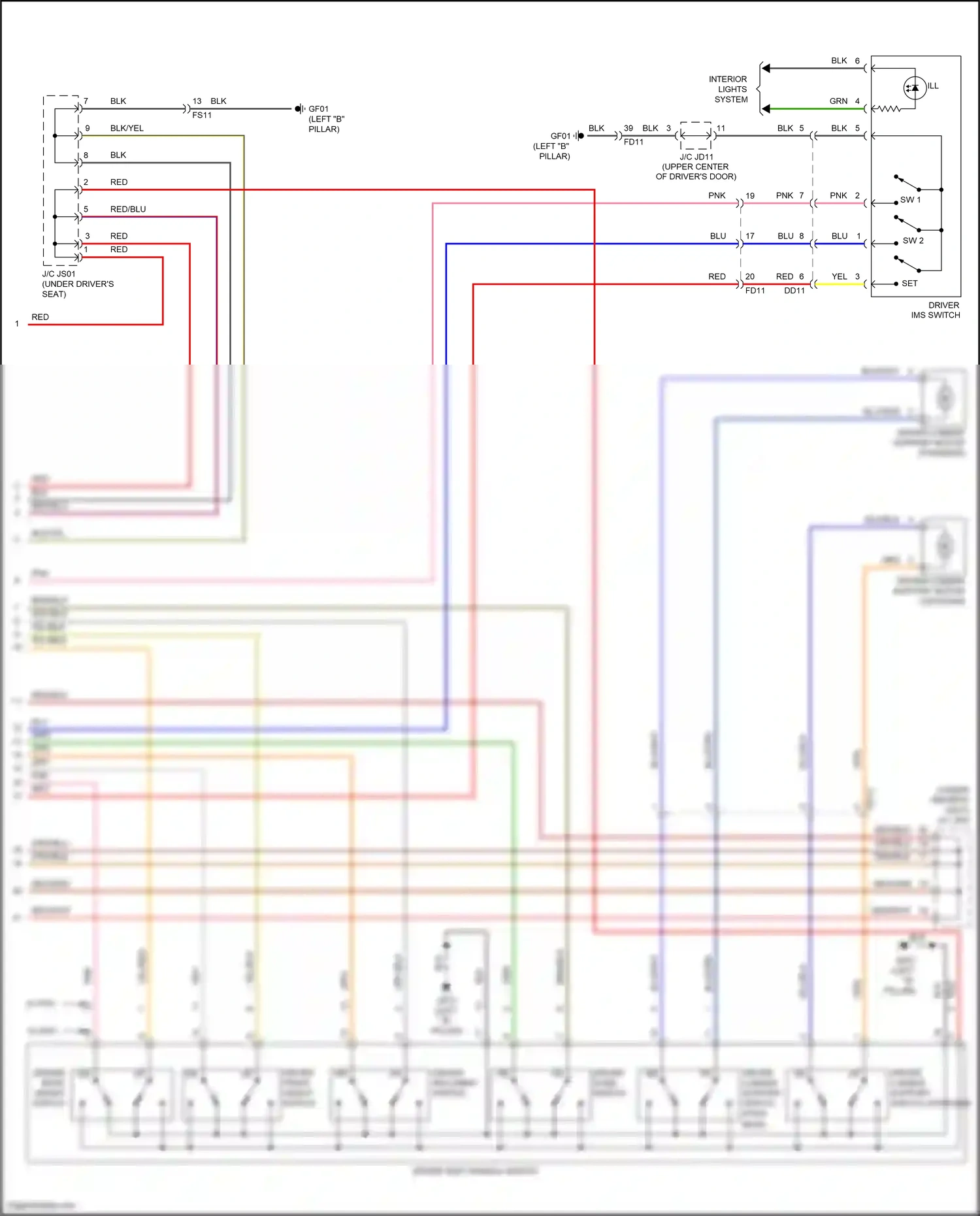 Wiring diagram blu for Hyundai Sonata VII facelift (2017-2019) (307 of 326)