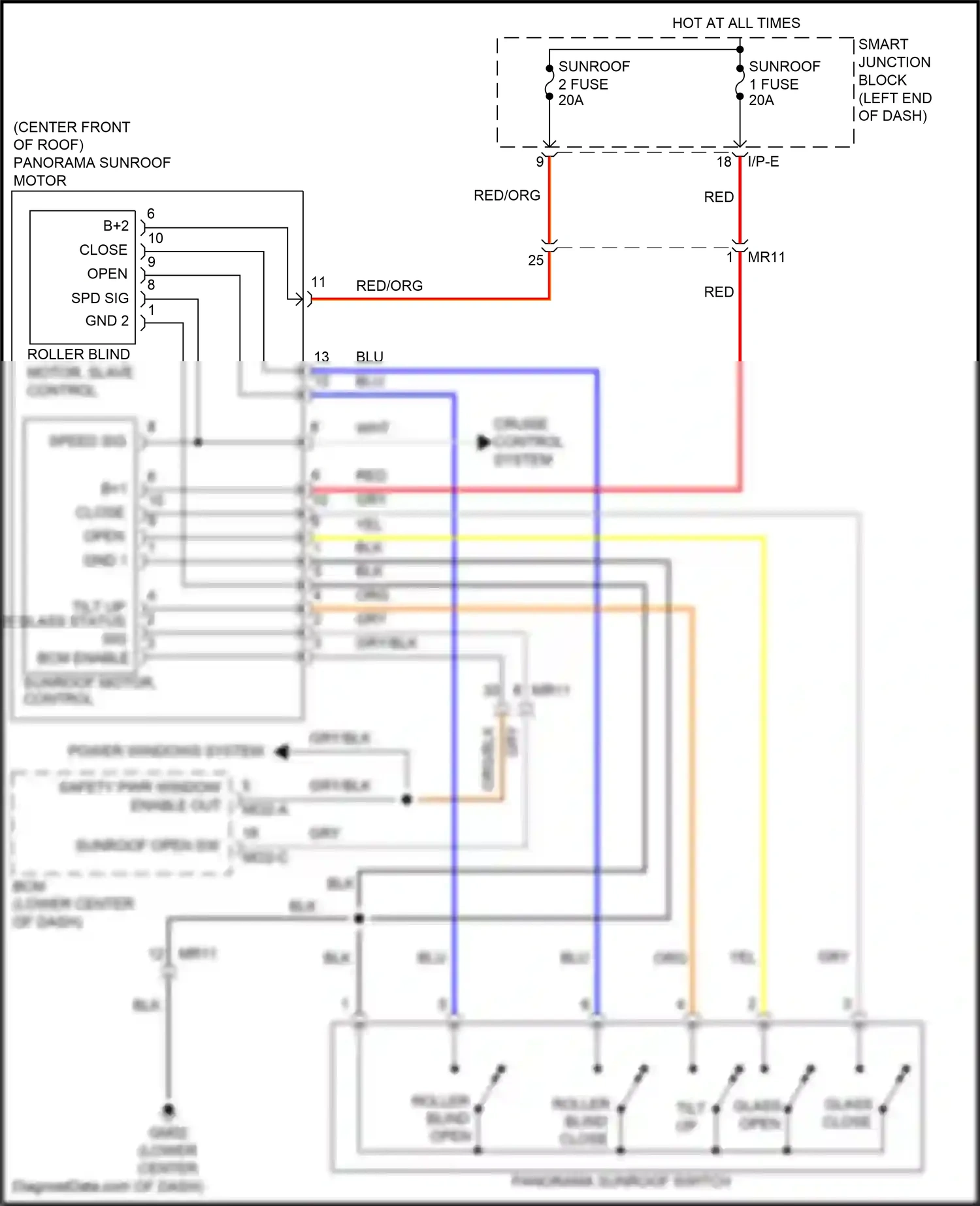 Wiring diagram blu for Hyundai Sonata VII facelift (2017-2019) (149 of 326)
