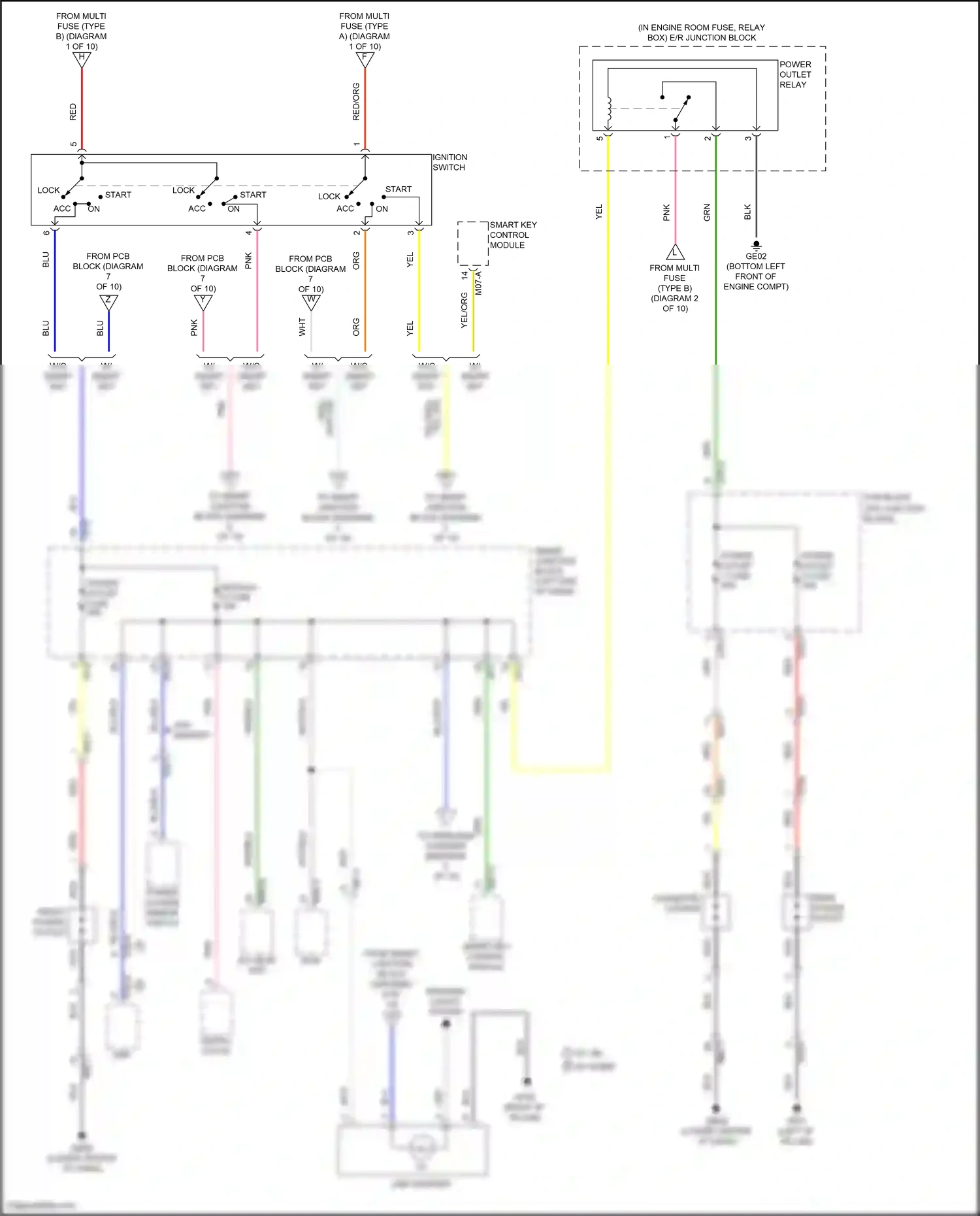 Wiring diagram blu for Hyundai Sonata VII facelift (2017-2019) (123 of 326)