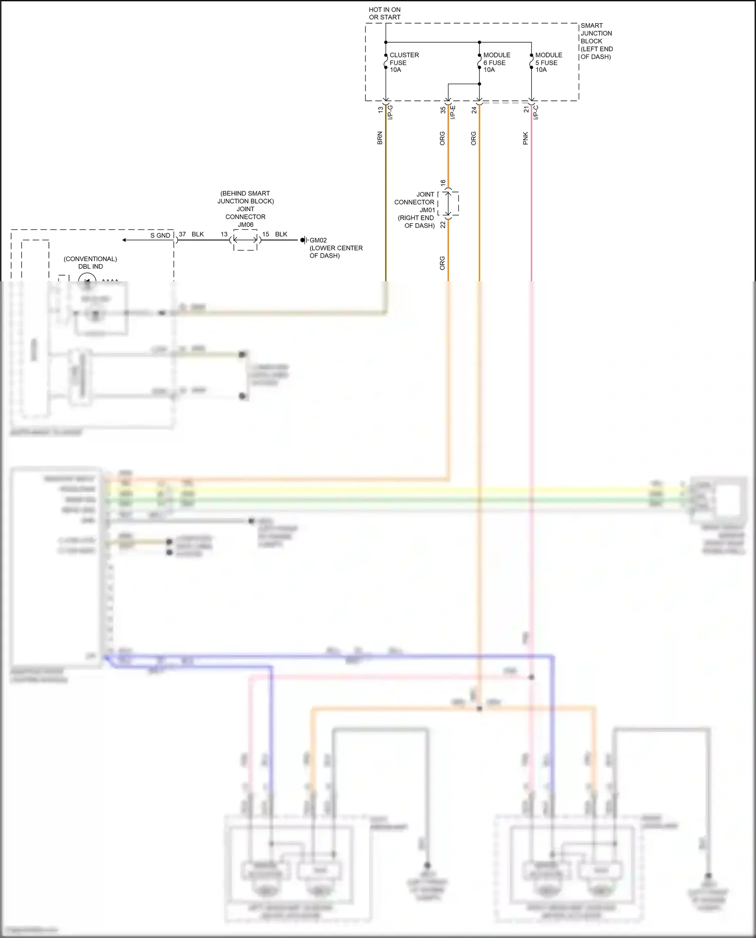 Wiring diagram blu for Hyundai Sonata VII facelift (2017-2019) (61 of 326)