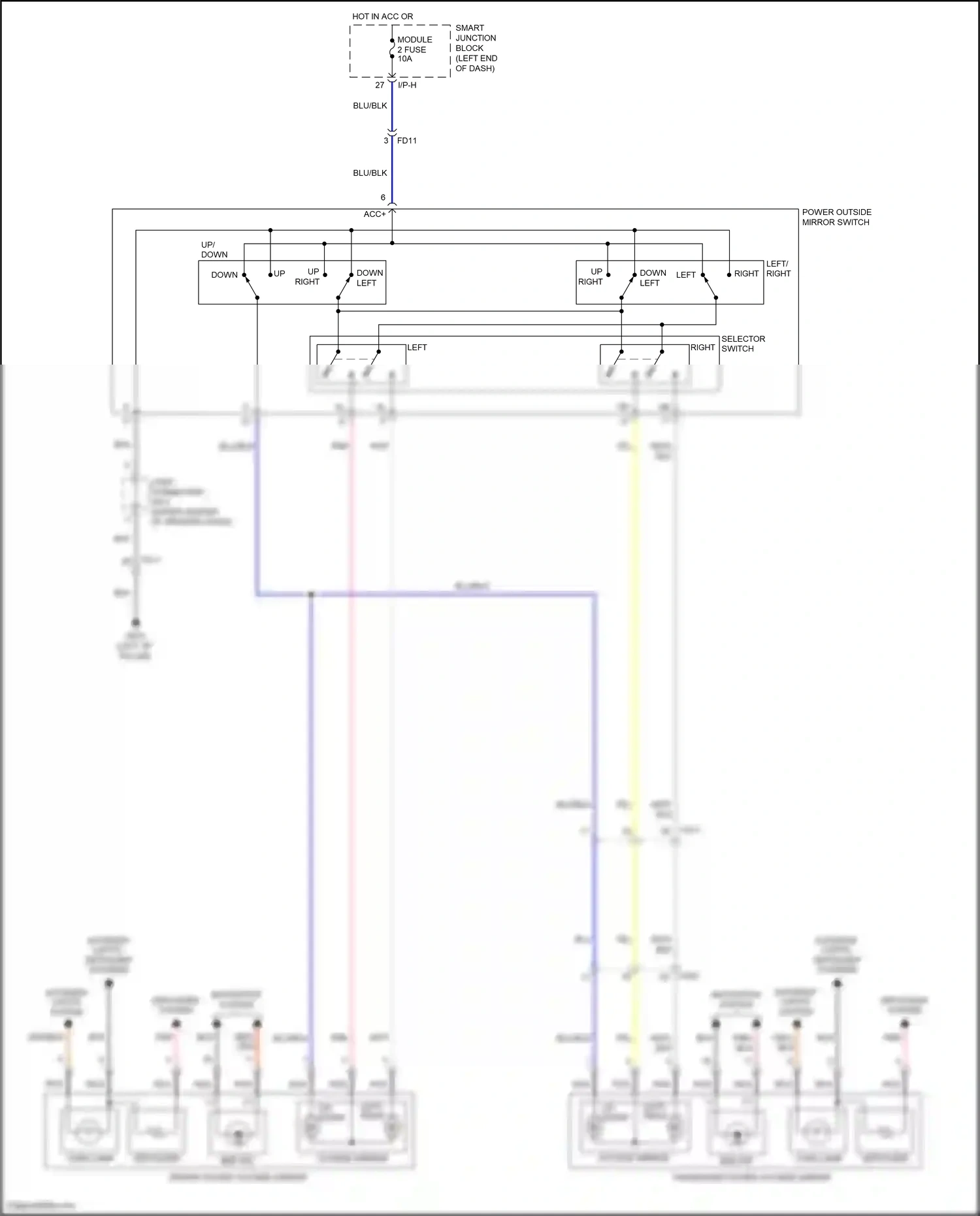 Wiring diagram blu for Hyundai Sonata VII facelift (2017-2019) (41 of 326)