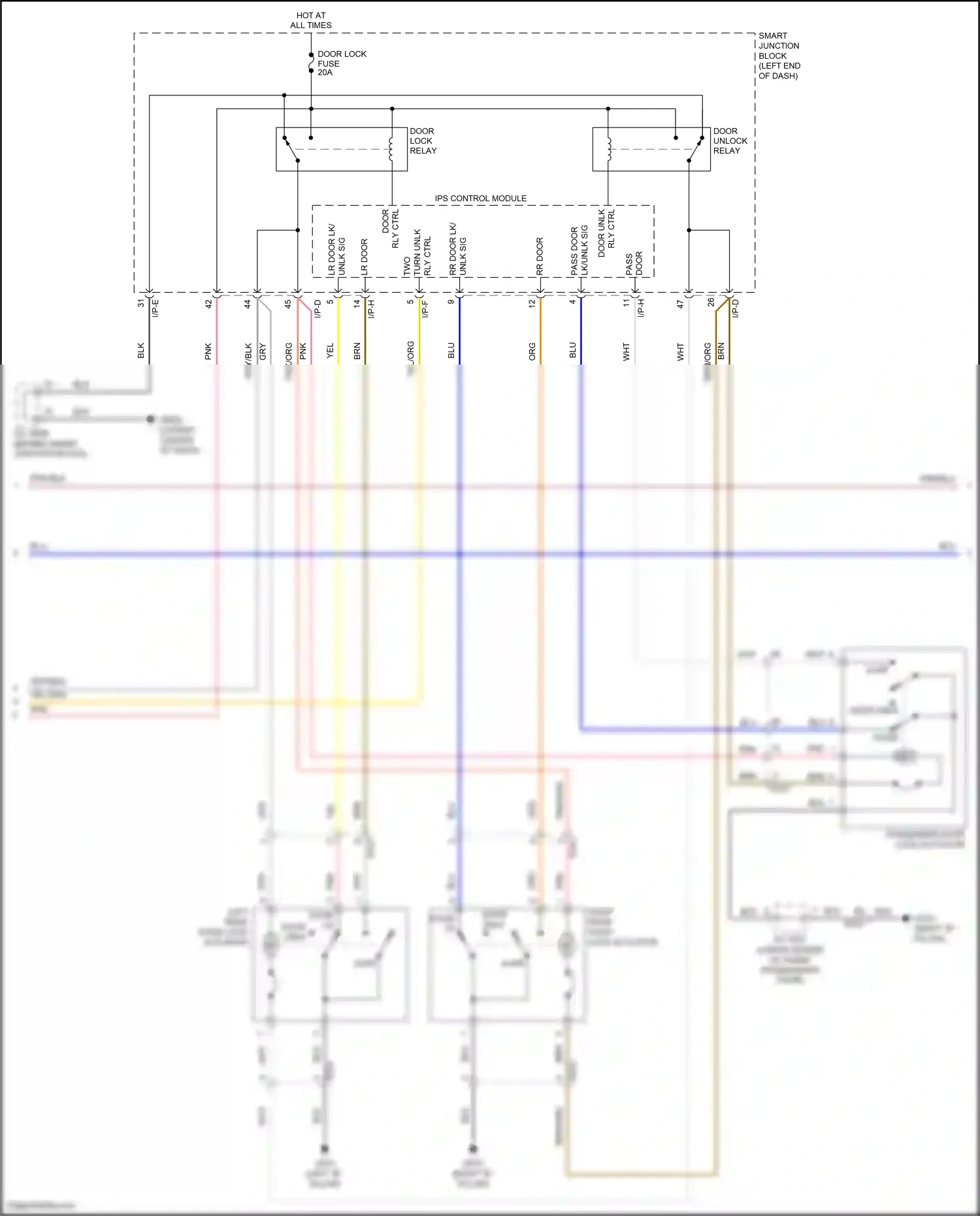 Wiring diagram blu for Hyundai Sonata VII facelift (2017-2019) (171 of 326)