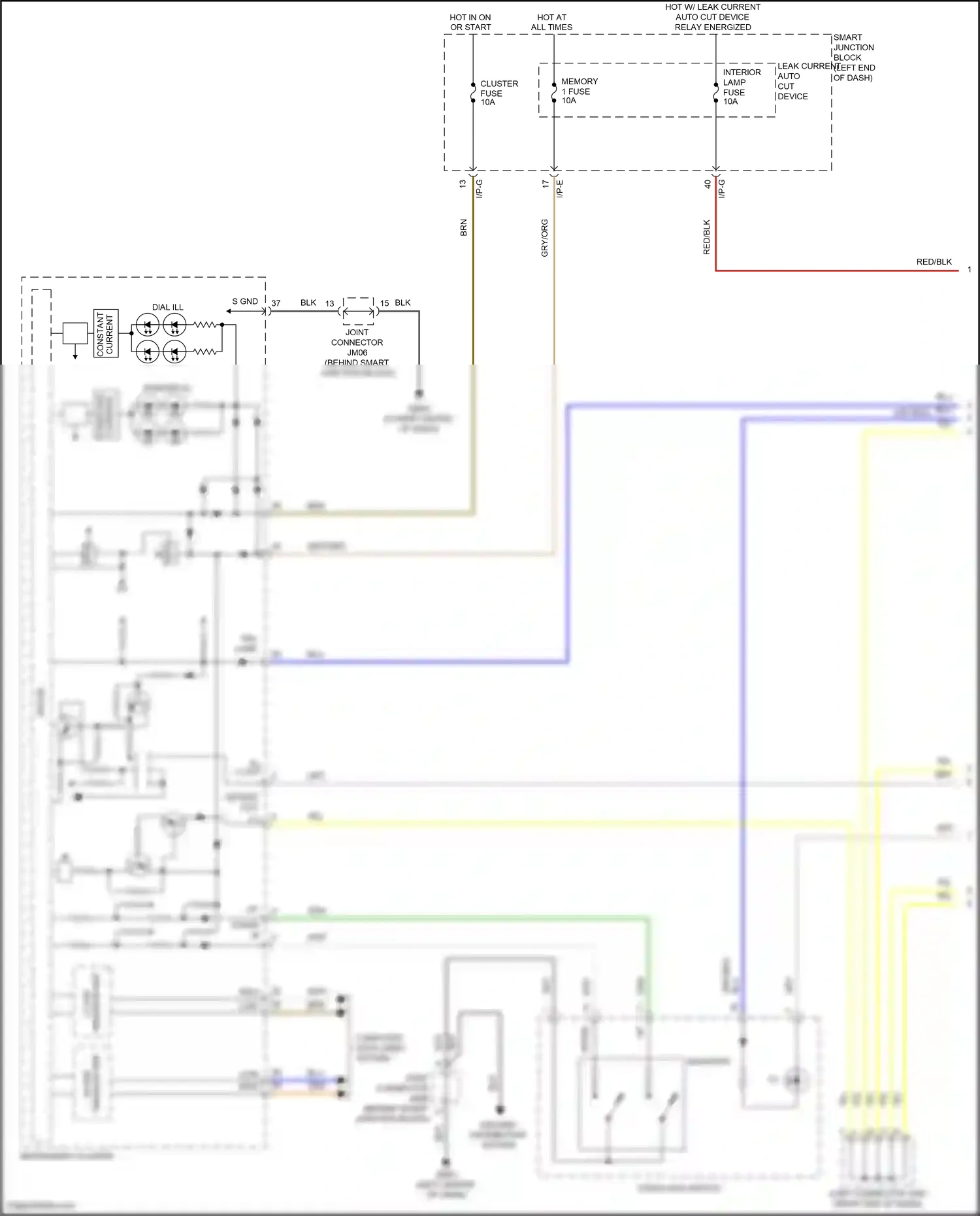 Wiring diagram blu for Hyundai Sonata VII facelift (2017-2019) (143 of 326)