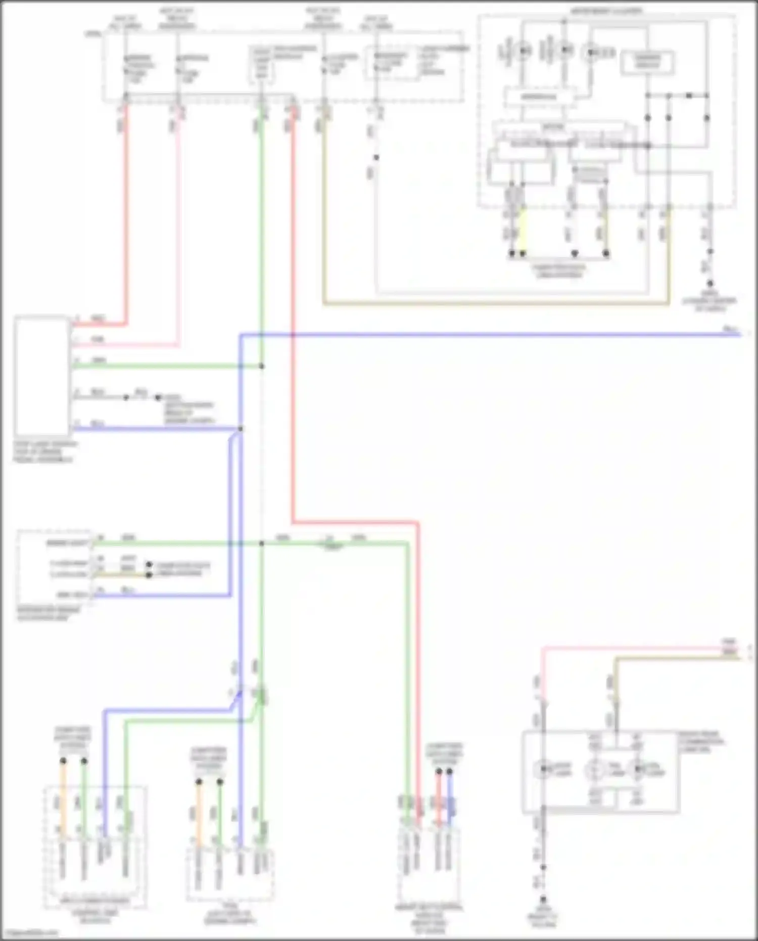 Wiring diagram c-can transceiver for Hyundai Sonata VII facelift (2017-2019) (12 of 19)