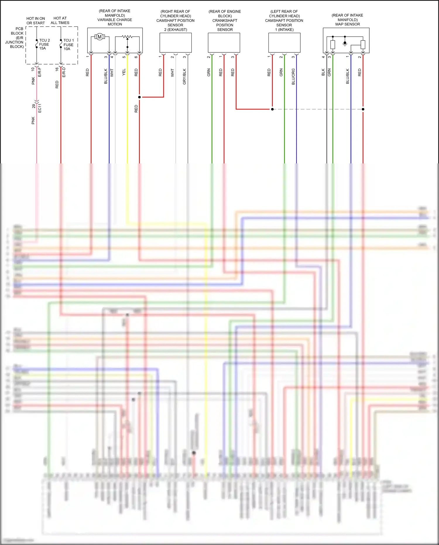 Wiring diagram charging system for Hyundai Sonata VII facelift (2017-2019) (2 of 2)