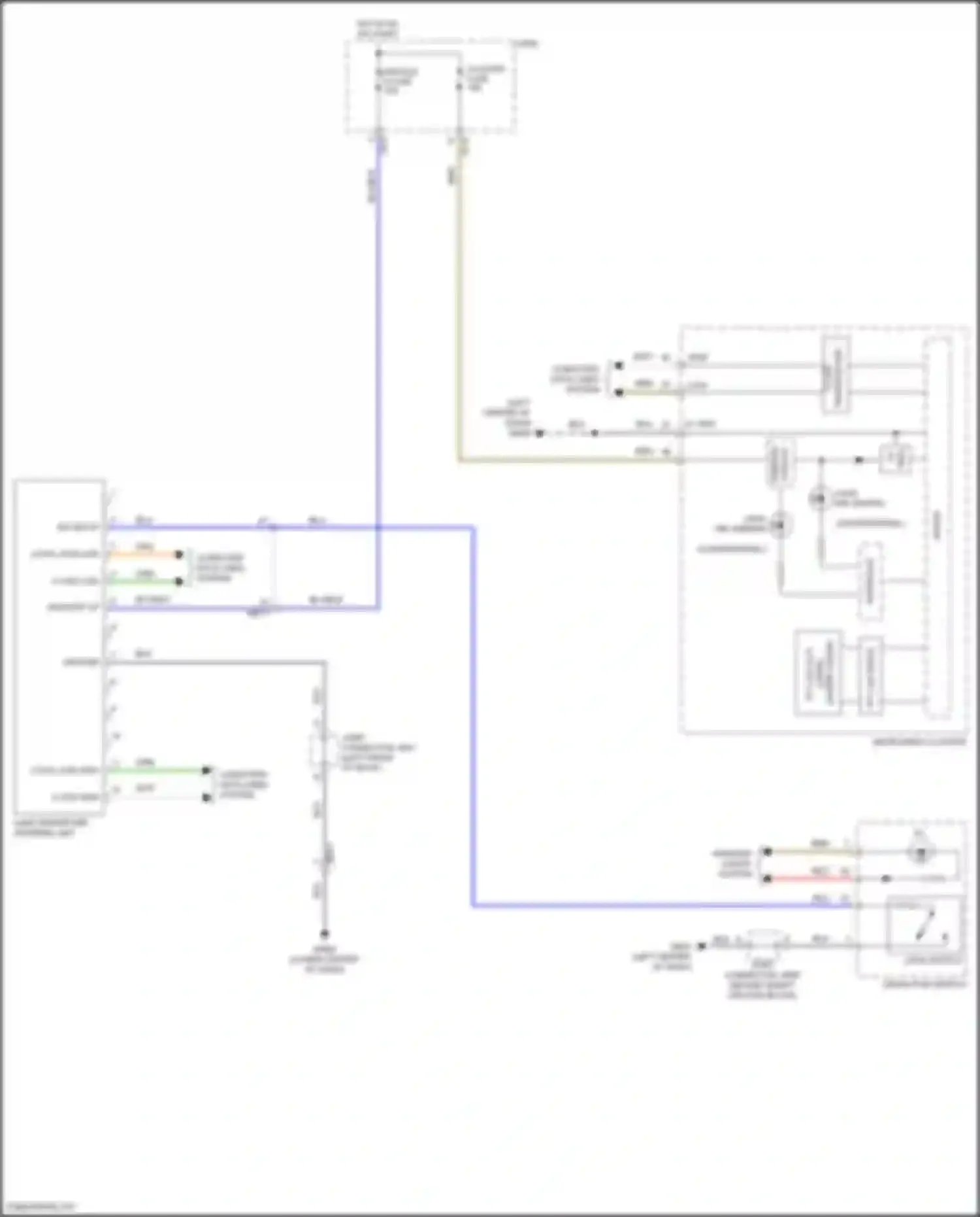 Wiring diagram cluster fuse for Hyundai Sonata VII facelift (2017-2019) (15 of 51)