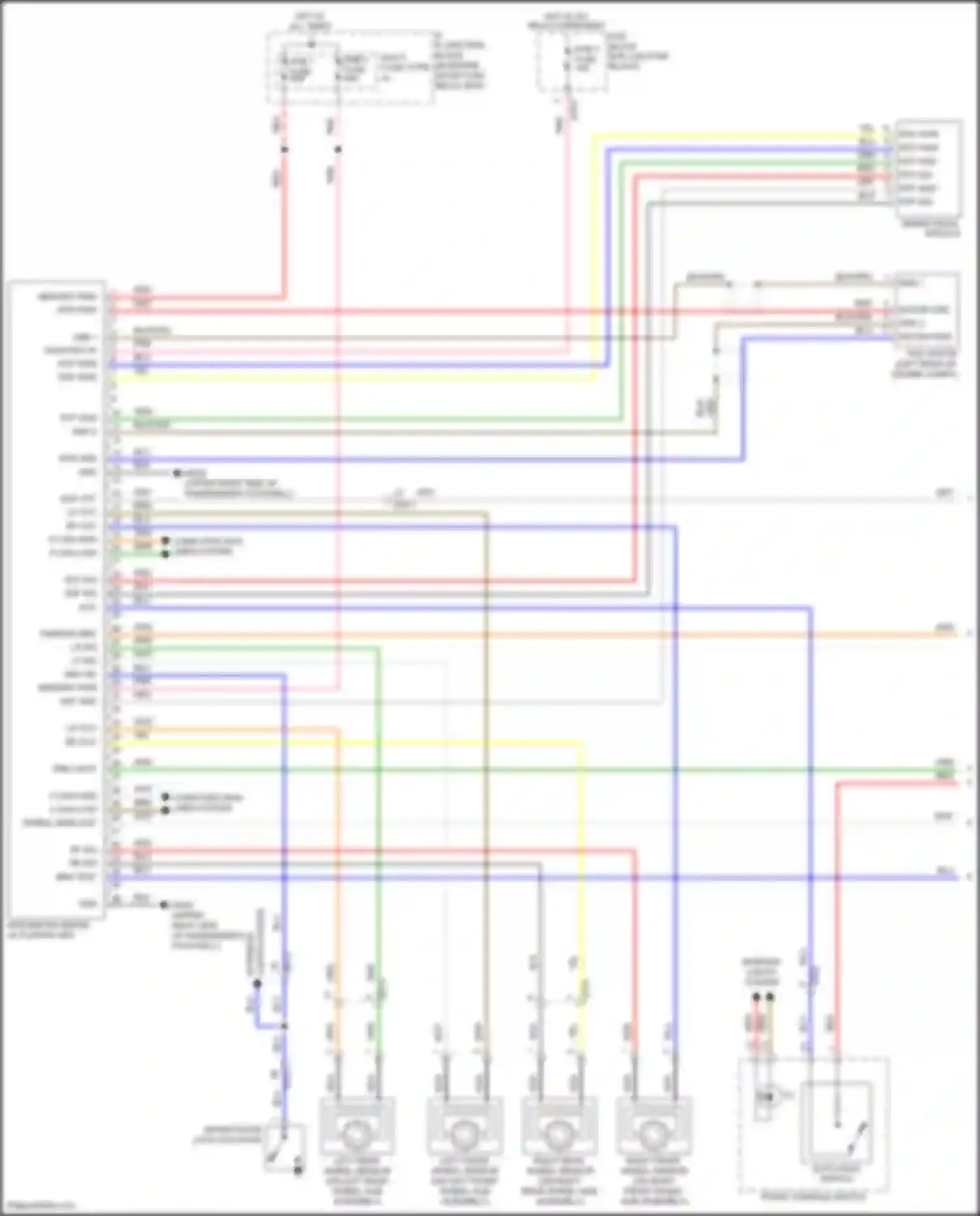 Wiring diagram computer data lines system for Hyundai Sonata VII facelift (2017-2019) (93 of 232)