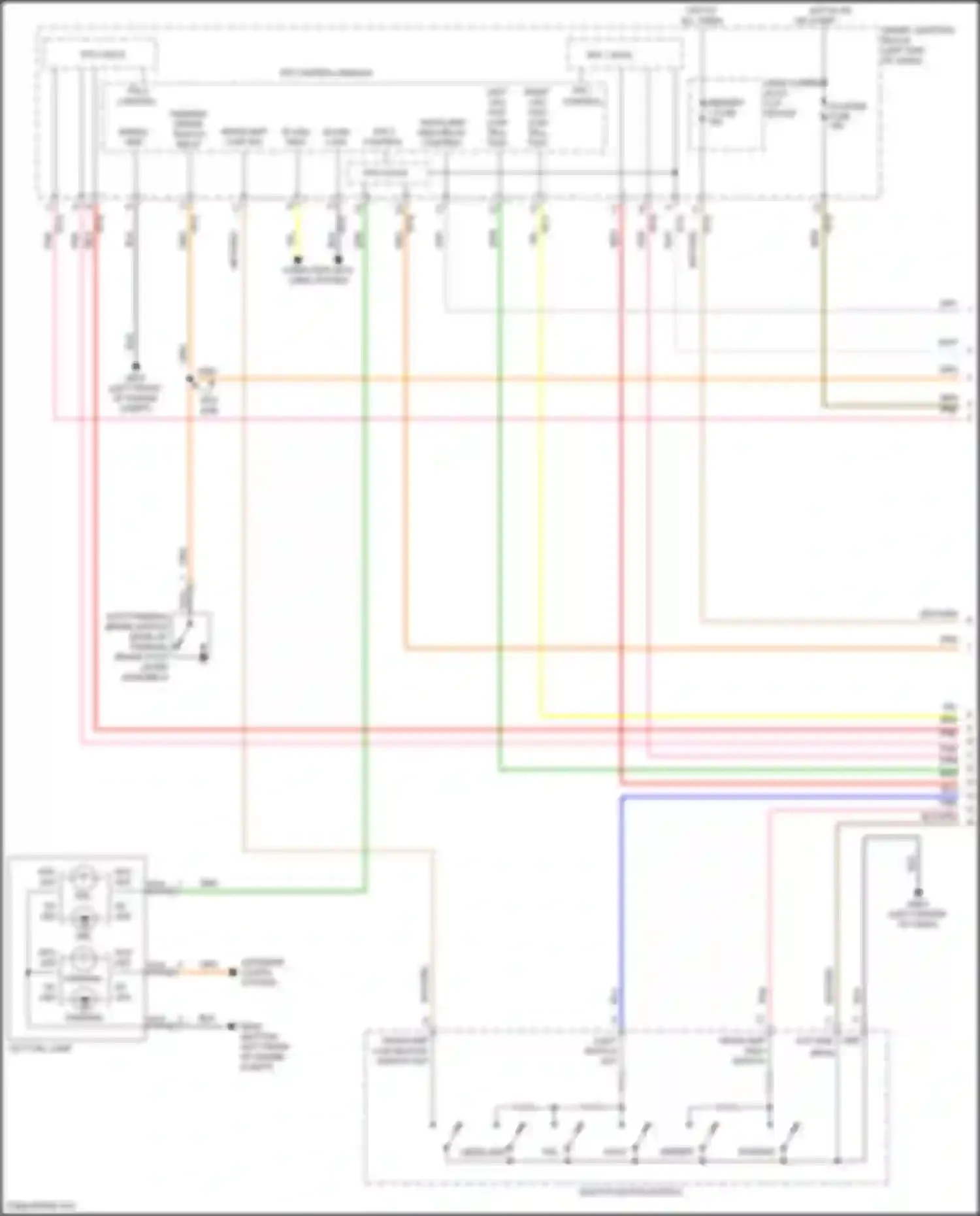 Wiring diagram computer data lines system for Hyundai Sonata VII facelift (2017-2019) (42 of 232)