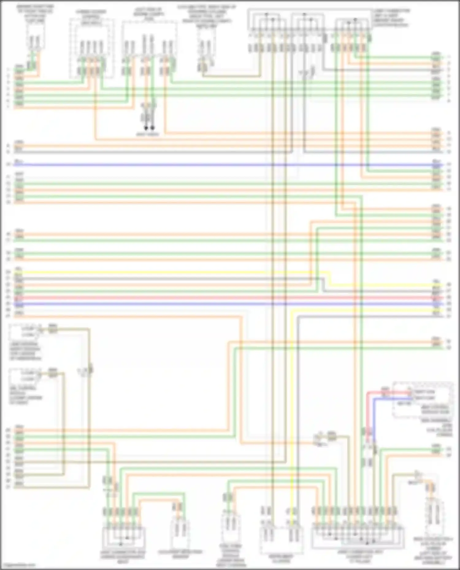 Wiring diagram dbl control module for Hyundai Sonata VII facelift (2017-2019) (3 of 4)