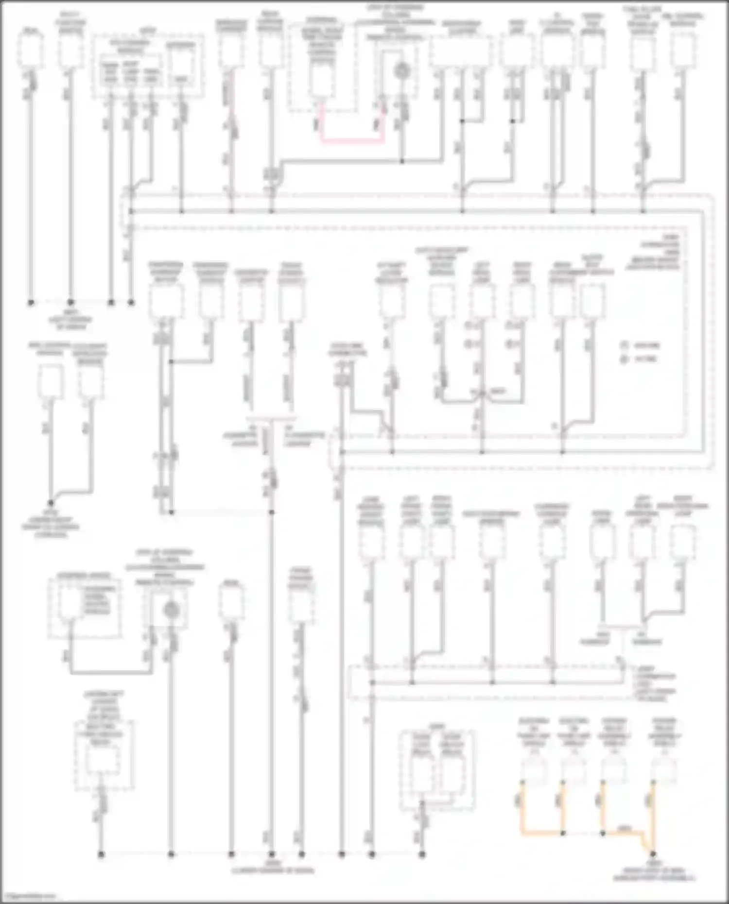 Wiring diagram dbl control module for Hyundai Sonata VII facelift (2017-2019) (1 of 4)