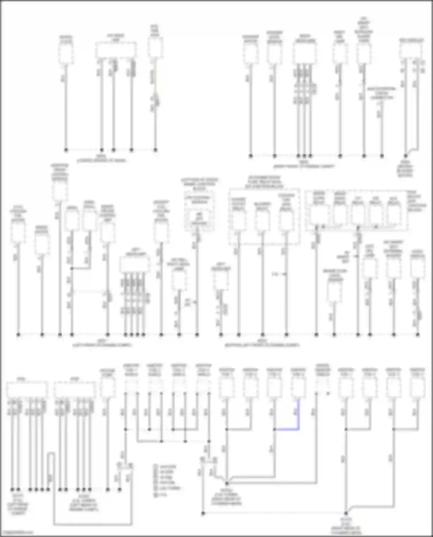Wiring diagram digital clock for Hyundai Sonata VII facelift (2017-2019) (12 of 23)