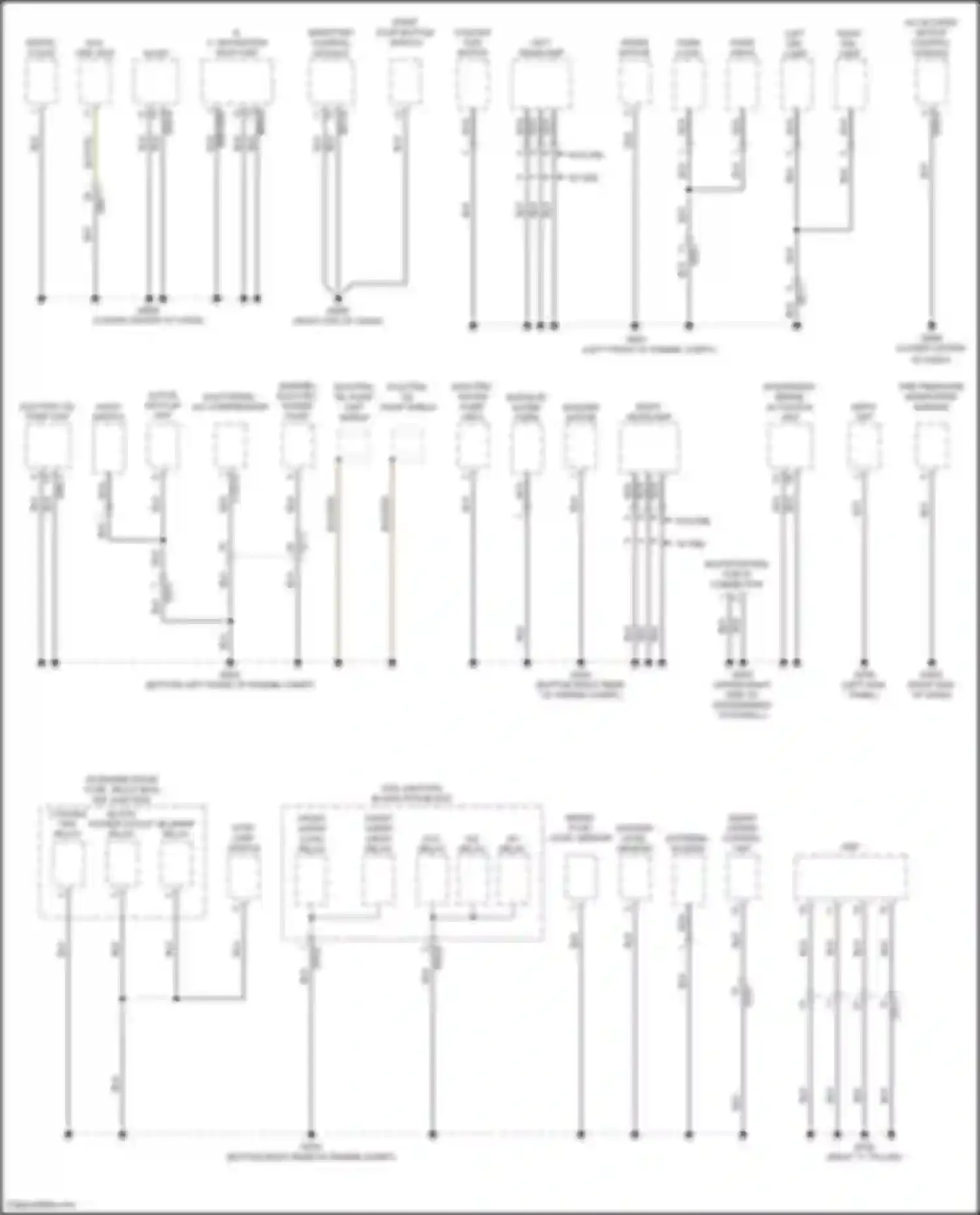 Wiring diagram digital clock for Hyundai Sonata VII facelift (2017-2019) (14 of 23)