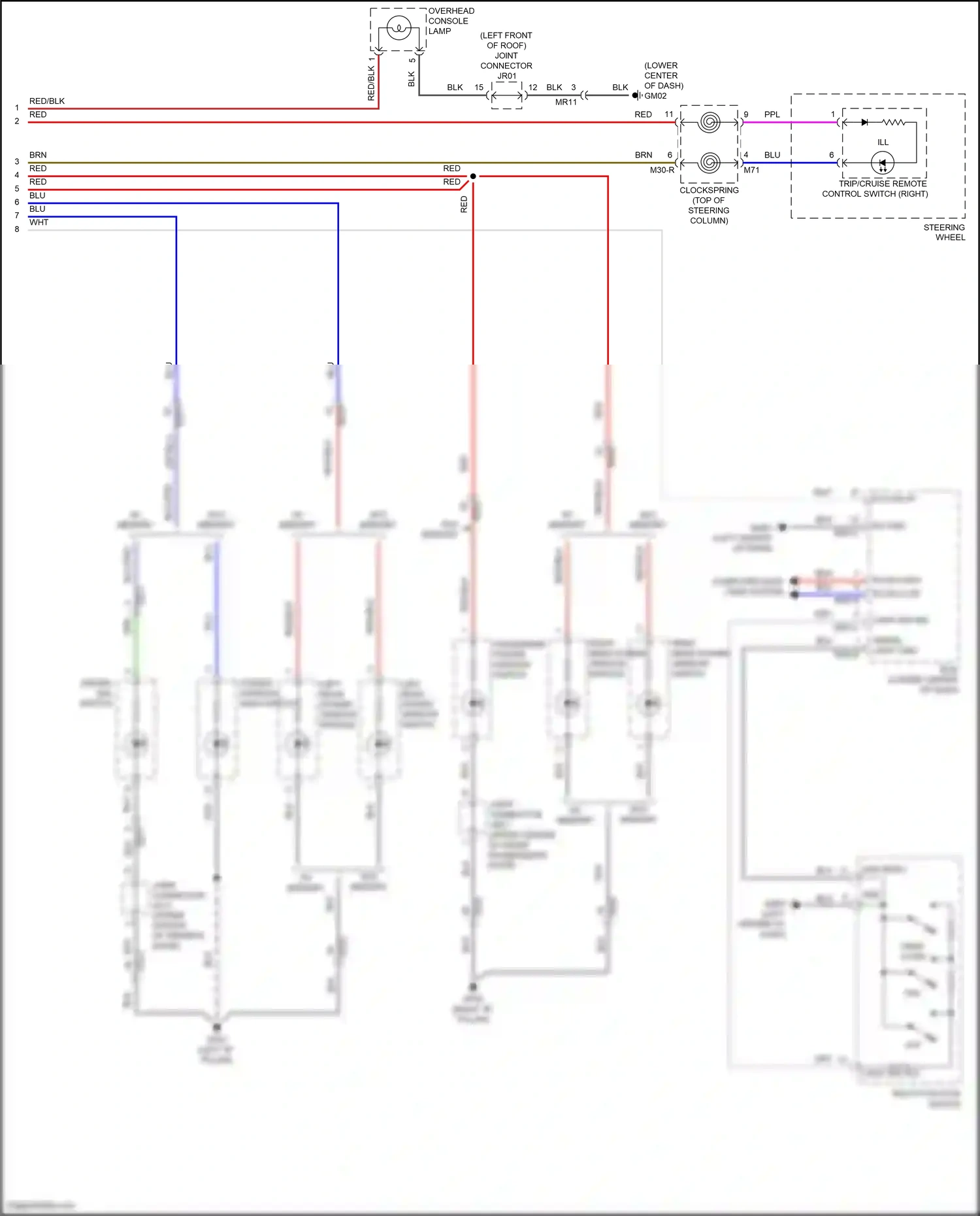 Wiring diagram driver ims switch for Hyundai Sonata VII facelift (2017-2019) (6 of 13)