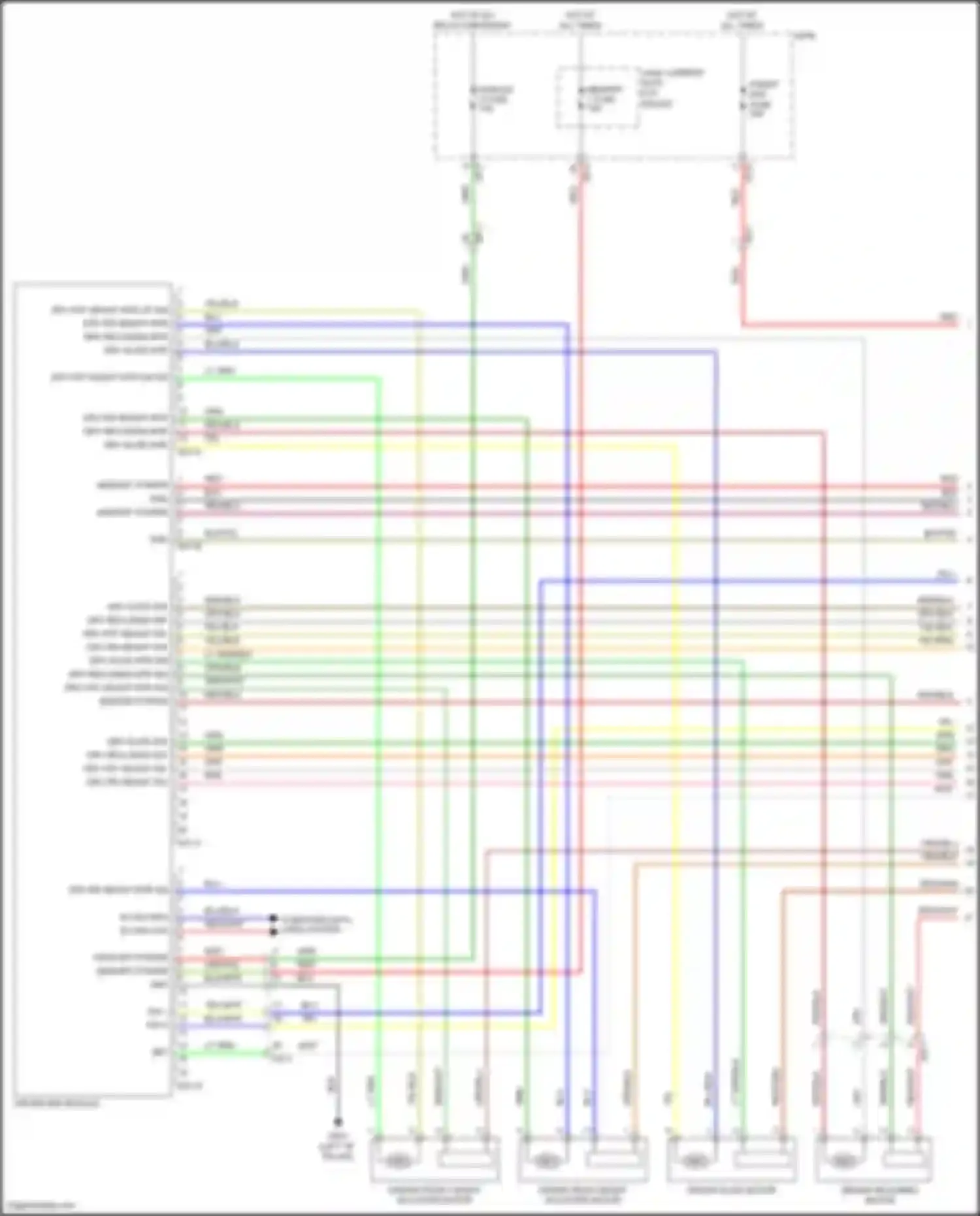 Wiring diagram drv frt height mtr dn sig for Hyundai Sonata VII facelift (2017-2019) (1 of 2)
