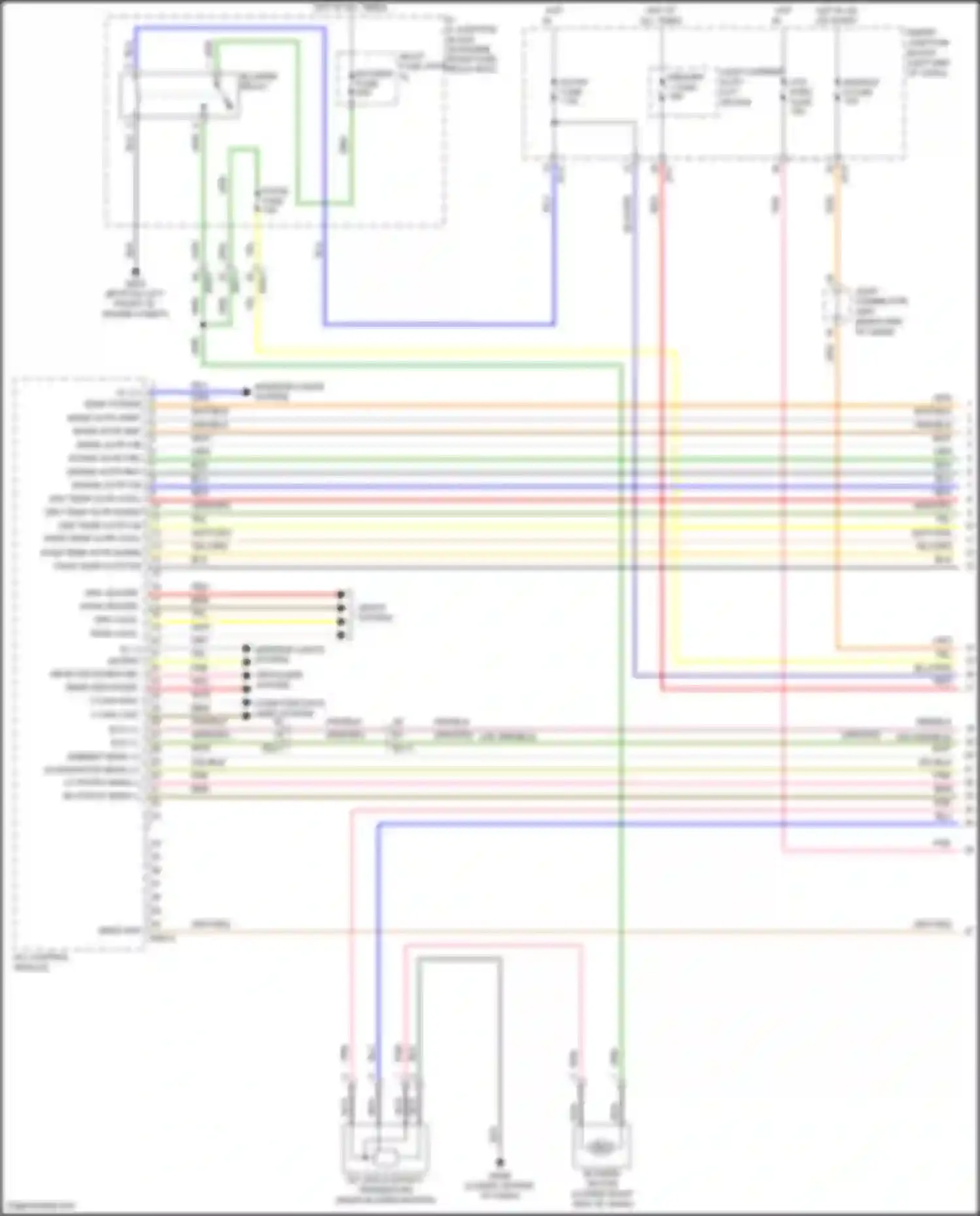Wiring diagram drv temp actr warm for Hyundai Sonata VII facelift (2017-2019) (1 of 5)