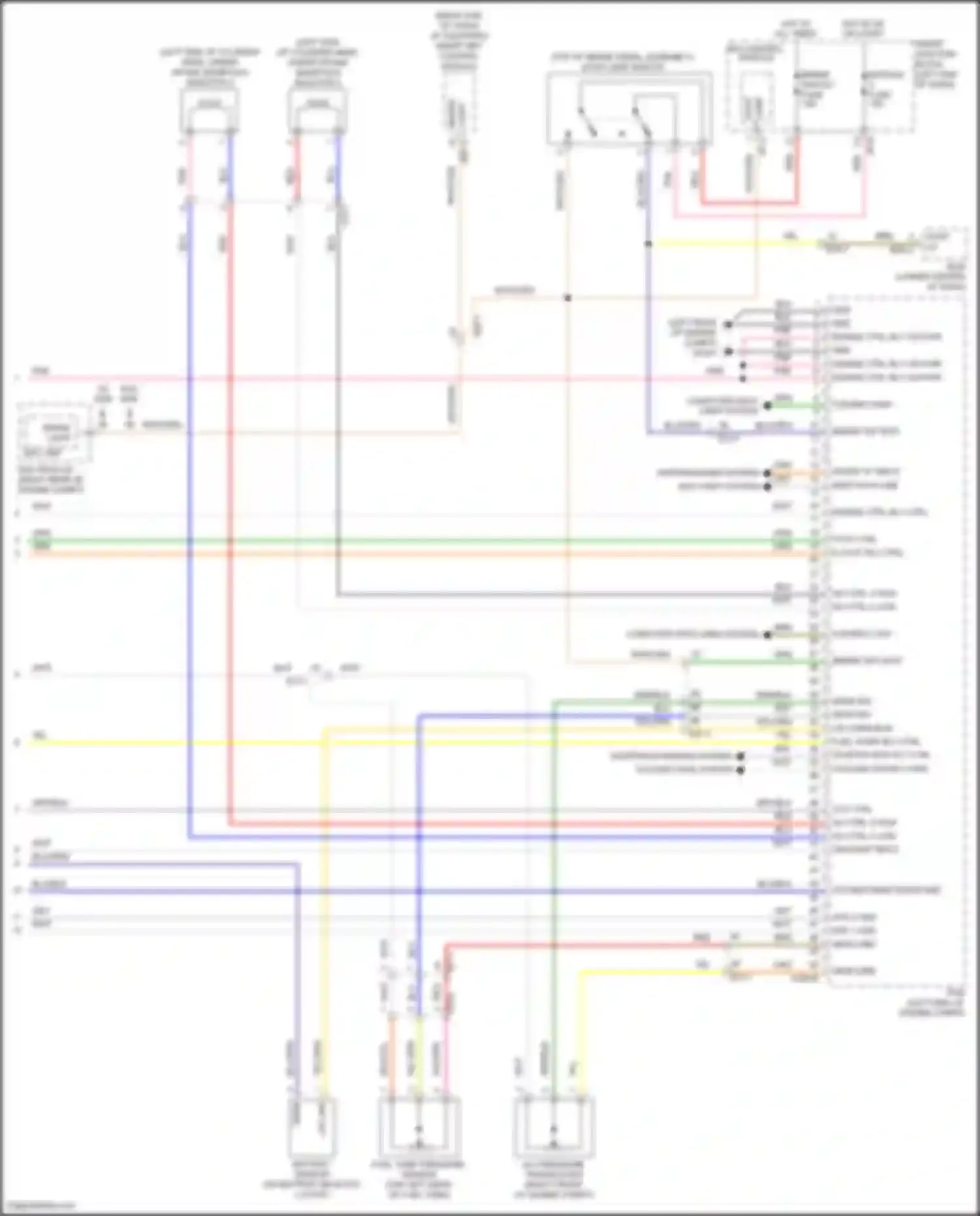Wiring diagram e-cvvt rly ctrl for Hyundai Sonata VII facelift (2017-2019) (1 of 2)