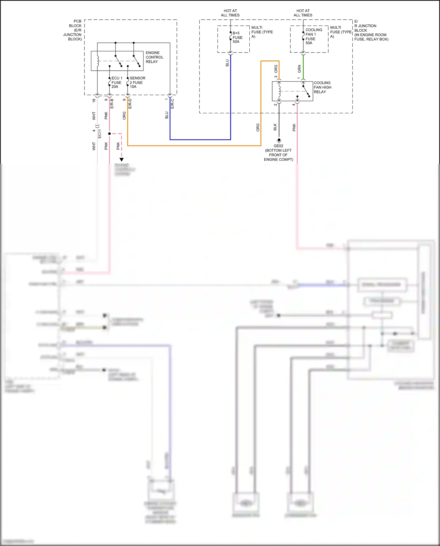 Wiring diagram ects gnd for Hyundai Sonata VII facelift (2017-2019) (8 of 12)