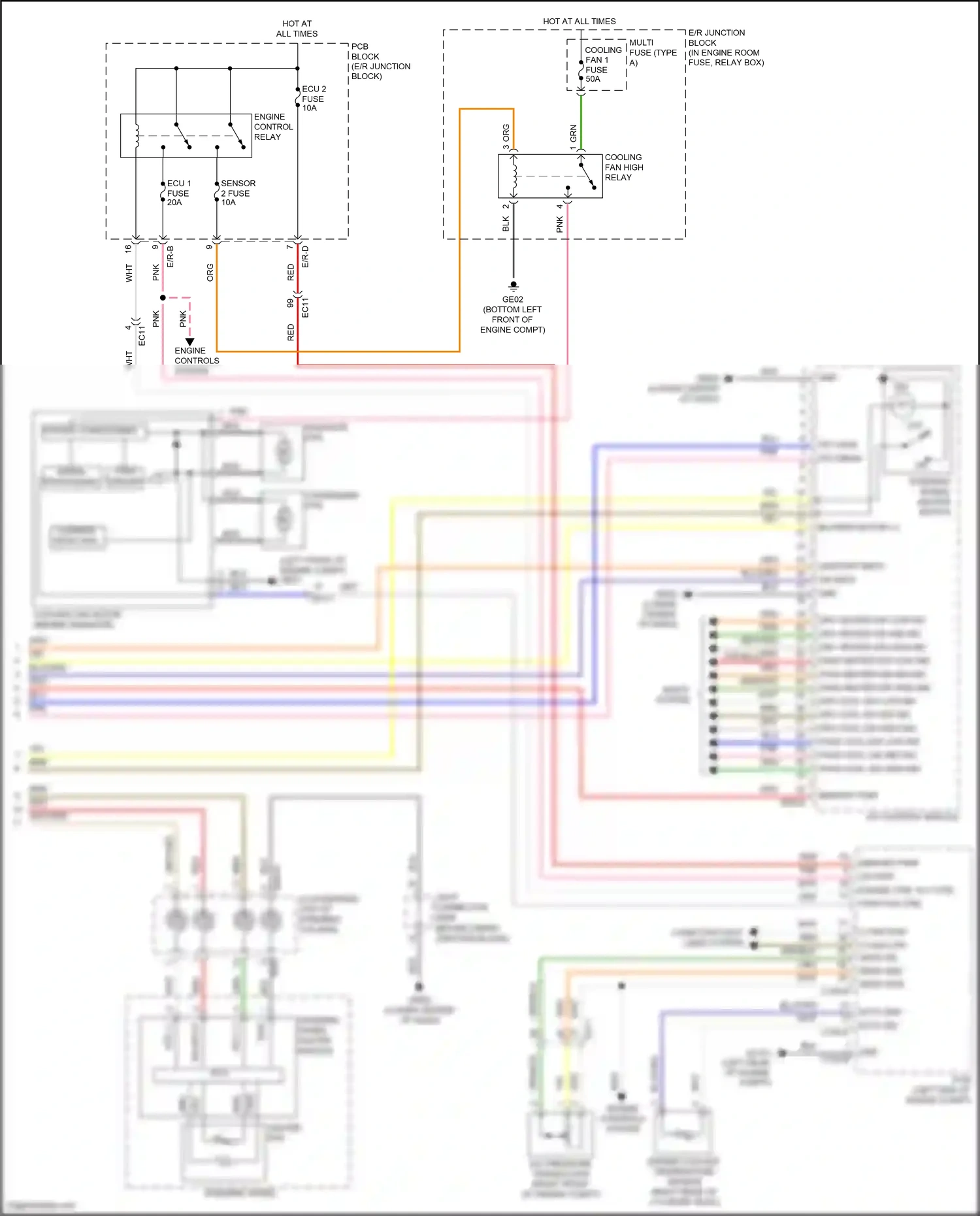 Wiring diagram ects gnd for Hyundai Sonata VII facelift (2017-2019) (7 of 12)