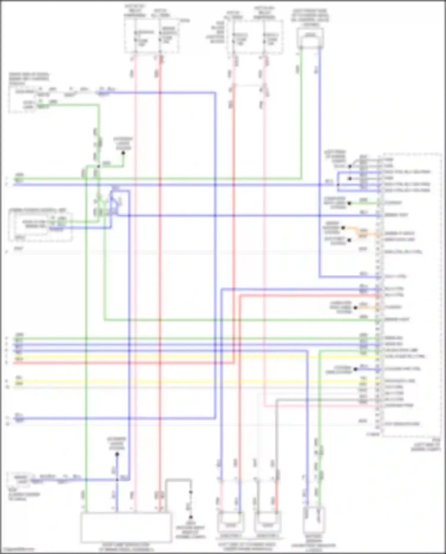 Wiring diagram eng ctrl rly 'on' pwr for Hyundai Sonata VII facelift (2017-2019) (1 of 2)