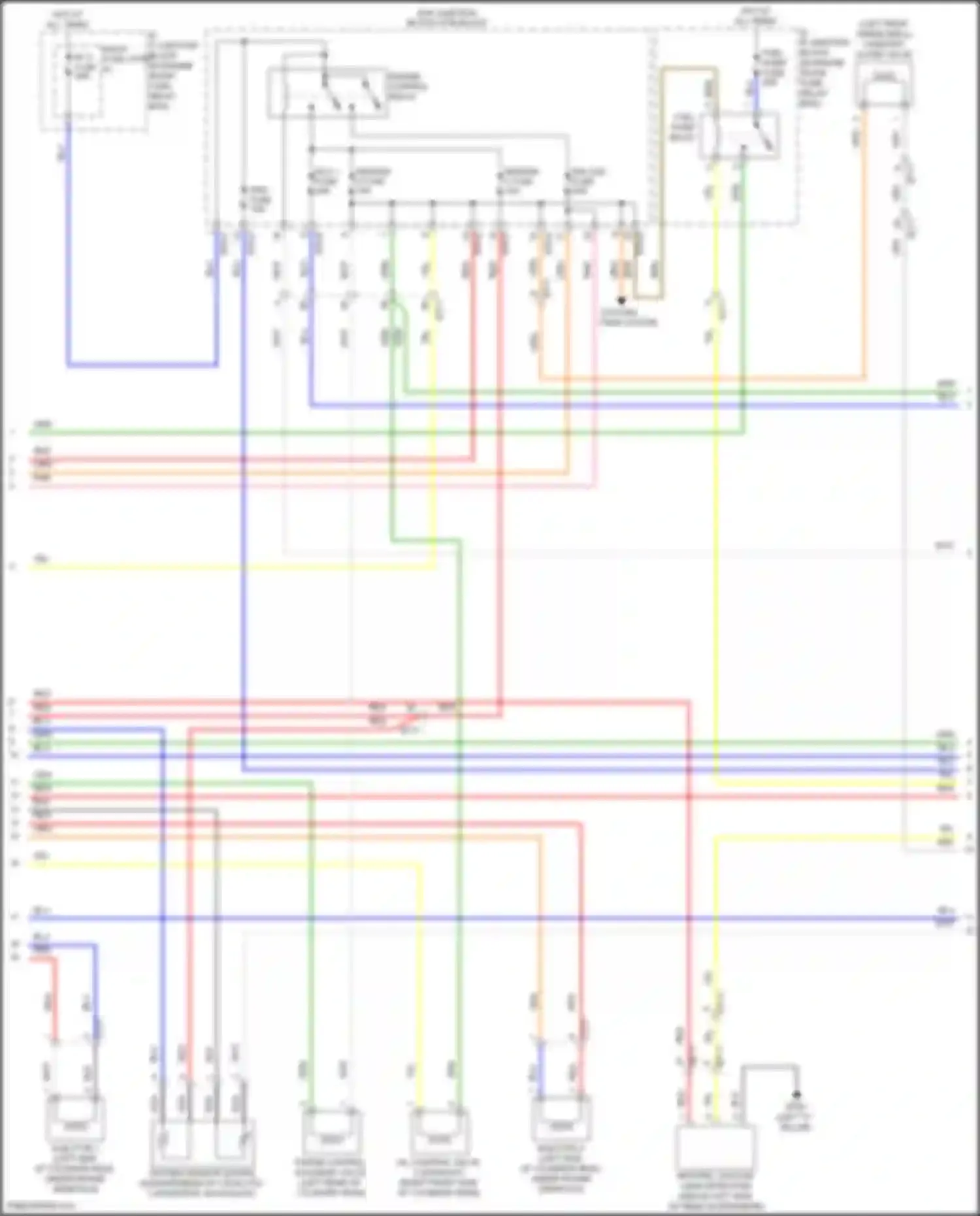 Wiring diagram engine control relay for Hyundai Sonata VII facelift (2017-2019) (17 of 20)