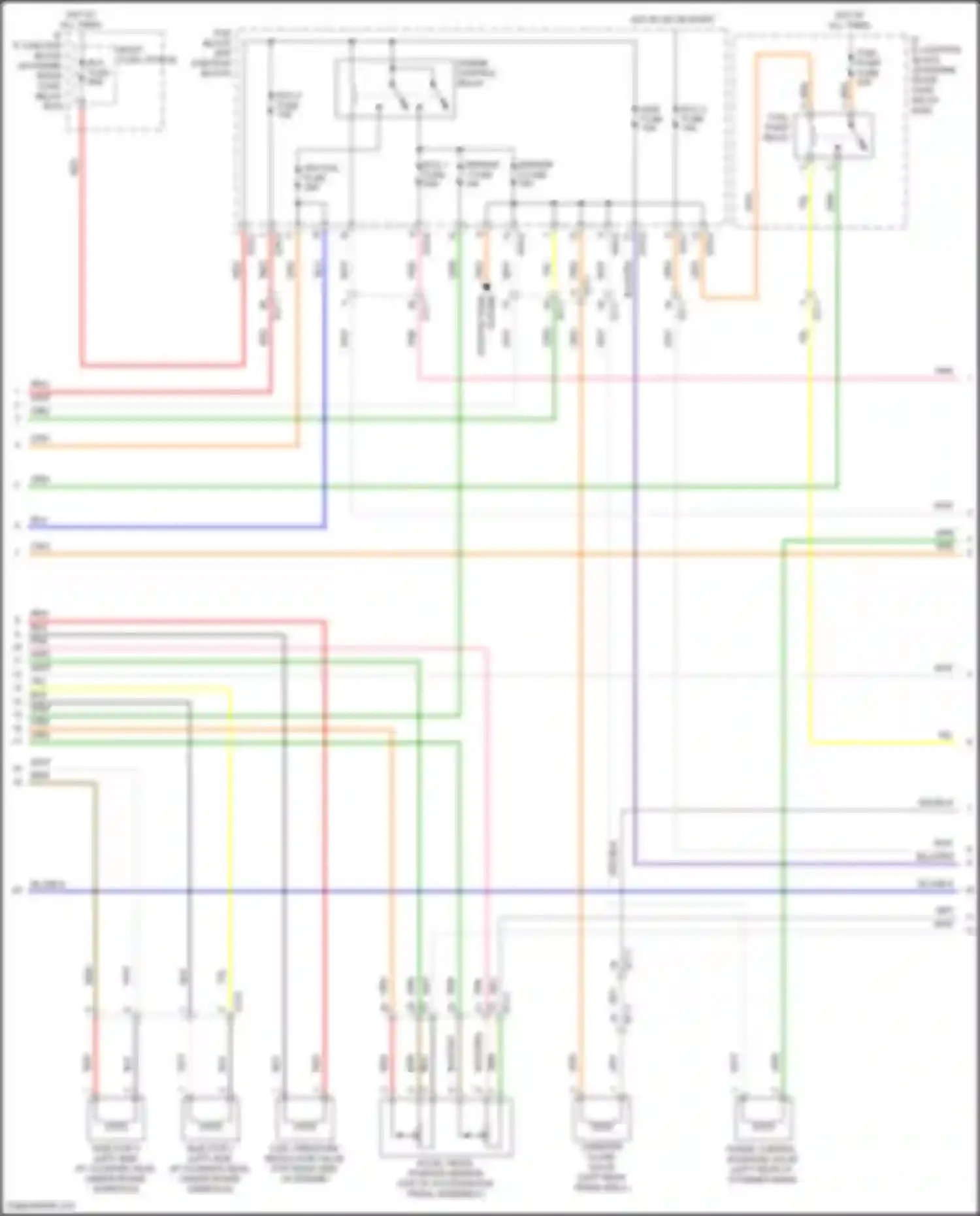 Wiring diagram engine control relay for Hyundai Sonata VII facelift (2017-2019) (19 of 20)
