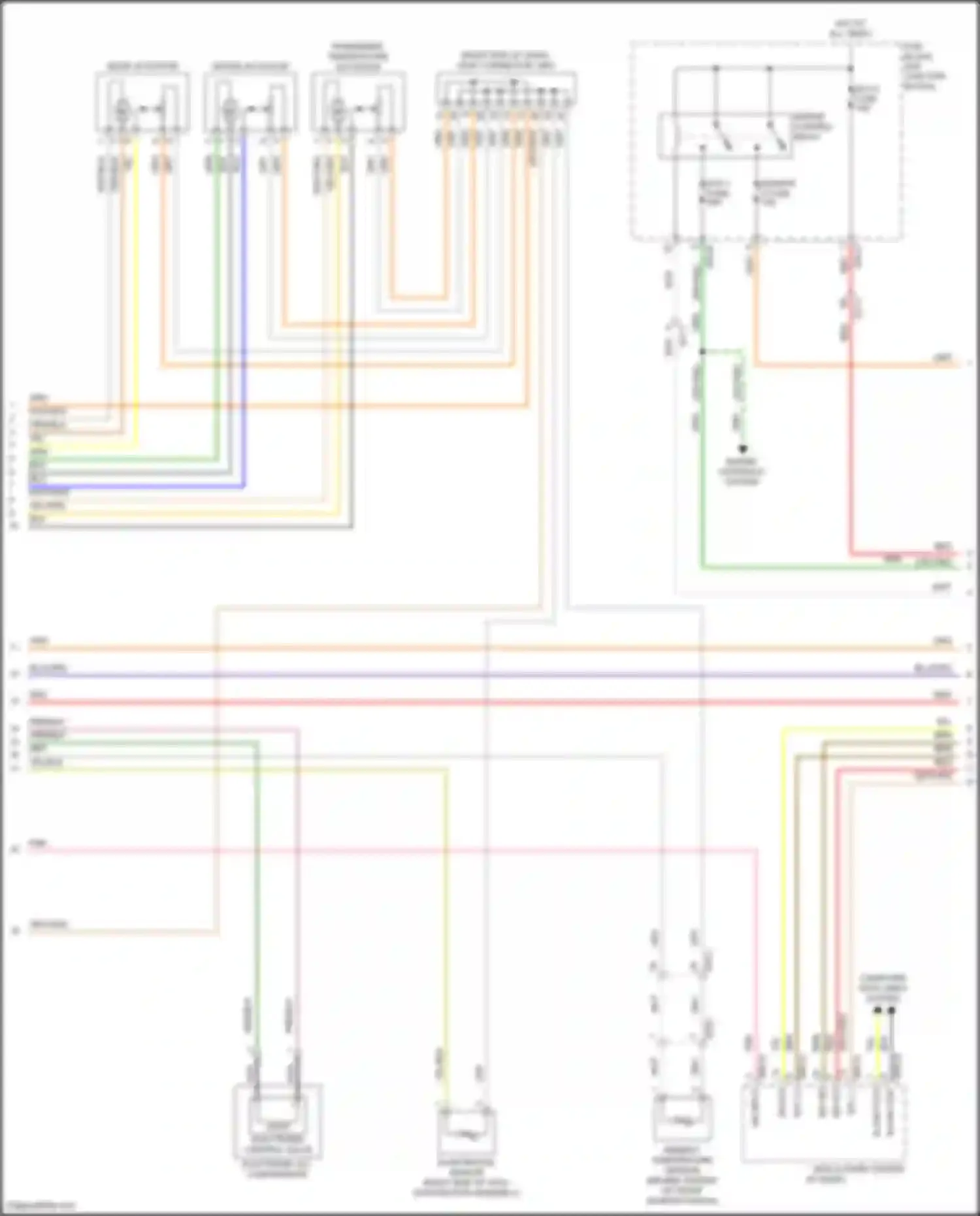 Wiring diagram engine control relay for Hyundai Sonata VII facelift (2017-2019) (3 of 20)