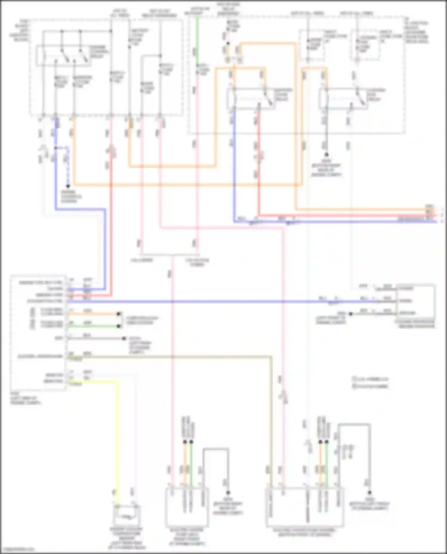 Wiring diagram engine coolant temperature sensor for Hyundai Sonata VII facelift (2017-2019) (5 of 18)