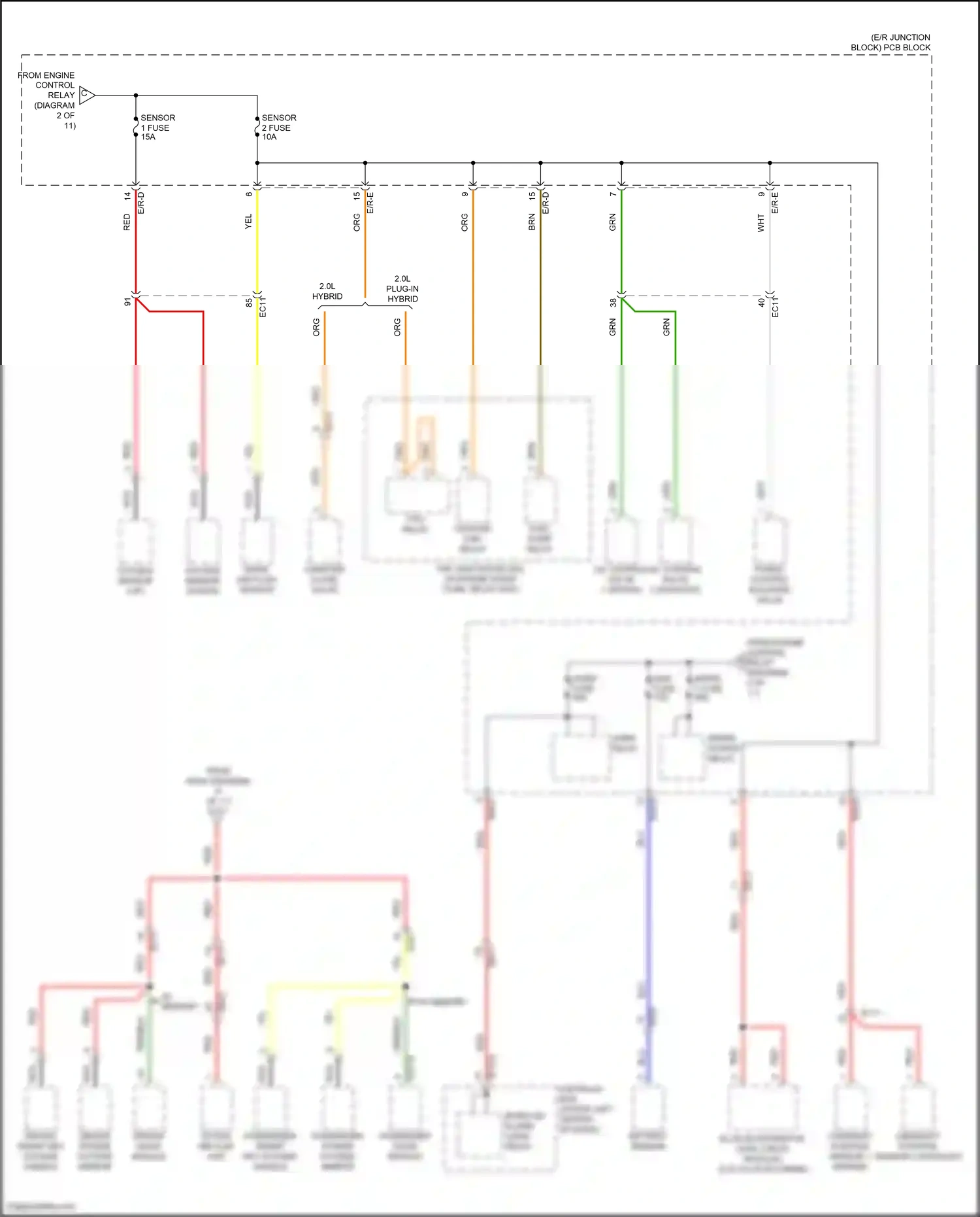 Wiring diagram e/r-e for Hyundai Sonata VII facelift (2017-2019) (6 of 27)