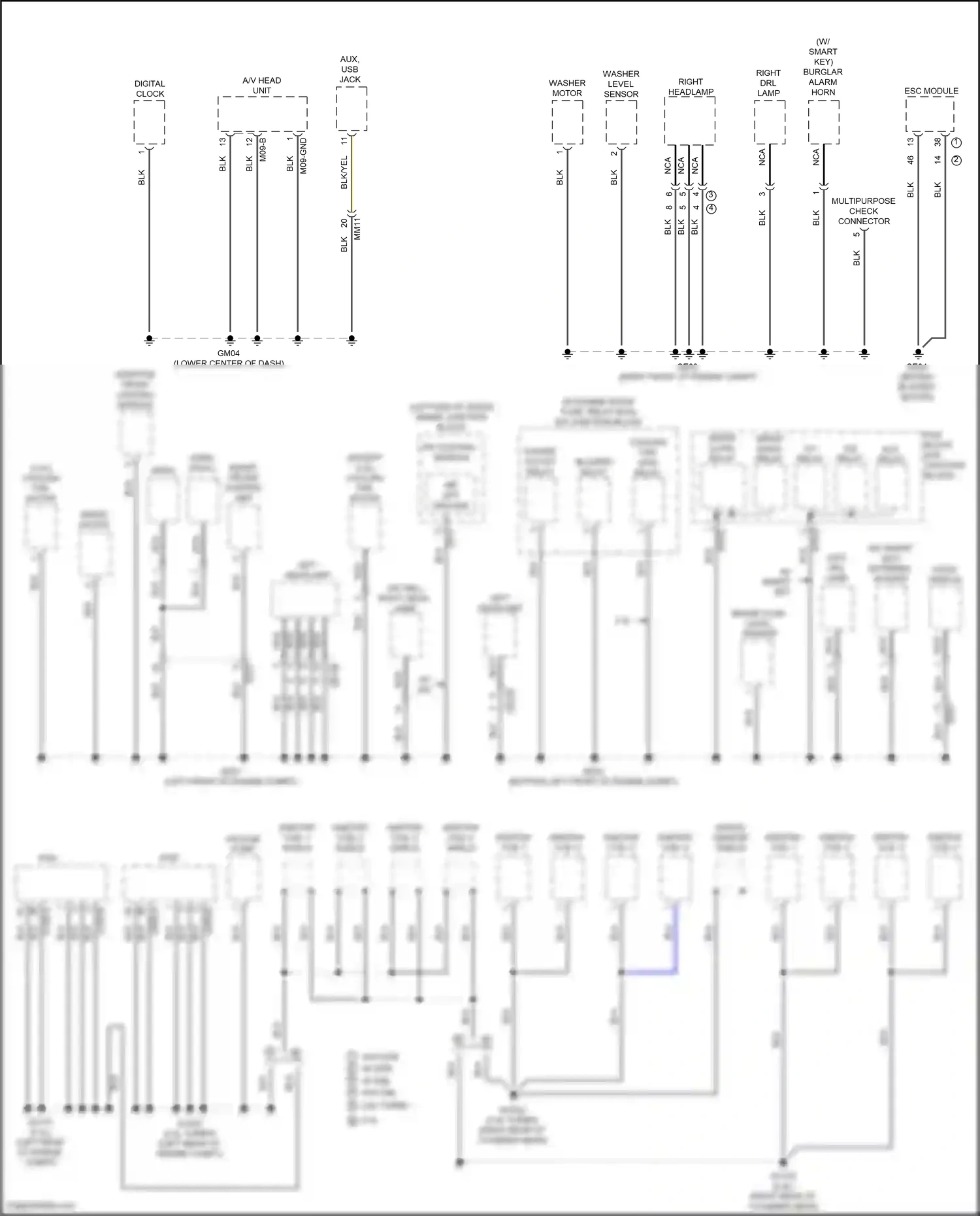 Wiring diagram e/r-e for Hyundai Sonata VII facelift (2017-2019) (11 of 27)