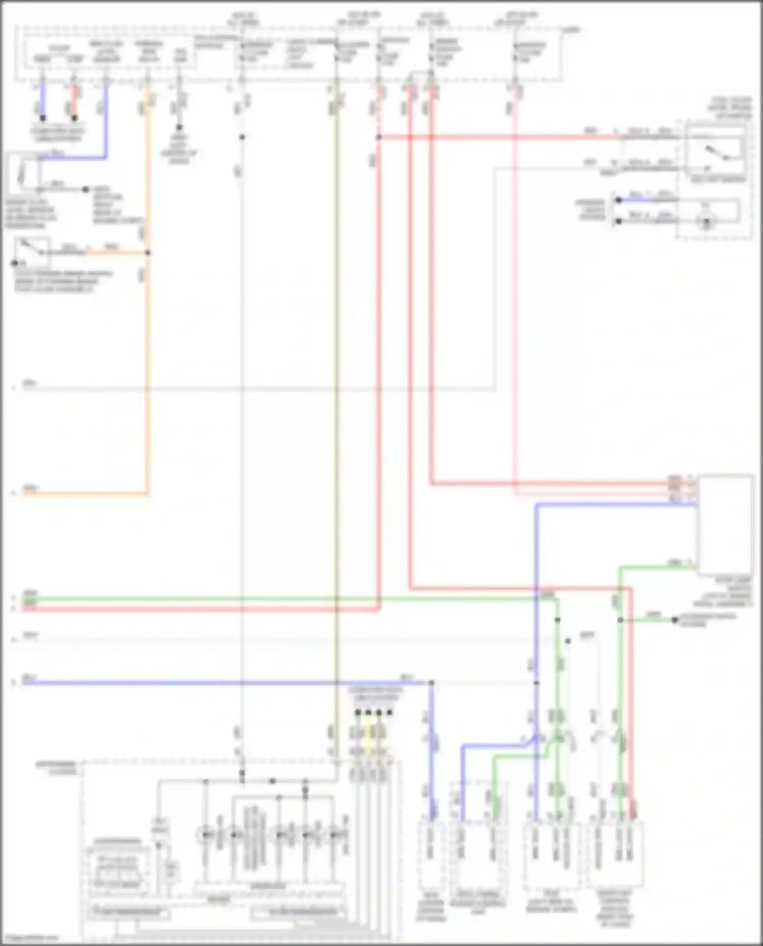 Wiring diagram hpcu hybrid power control unit for Hyundai Sonata VII facelift (2017-2019) (2 of 2)