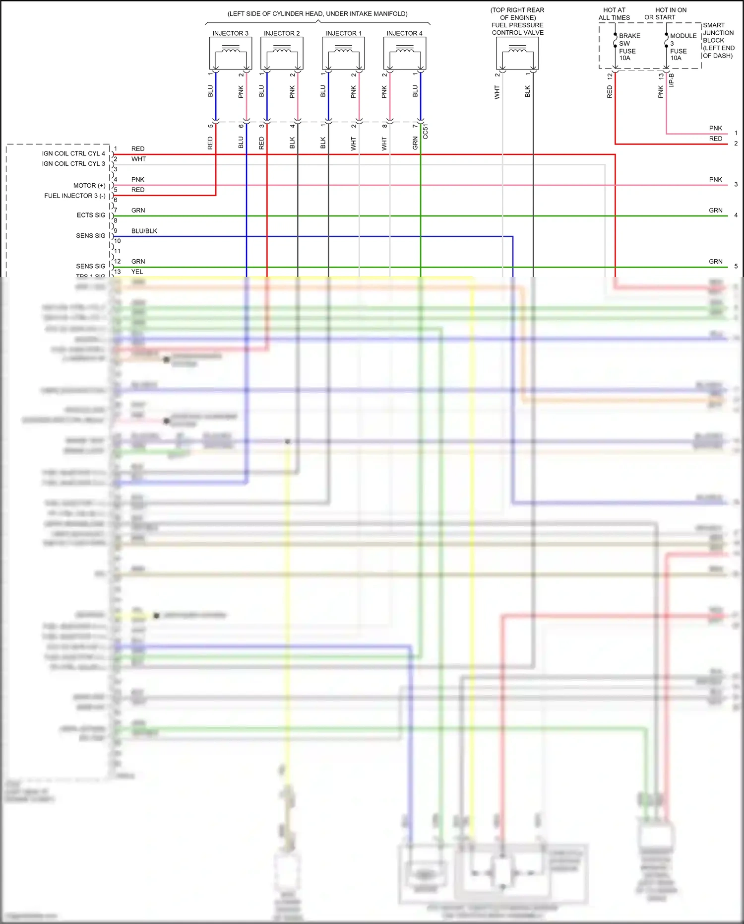 Wiring diagram ign coil ctrl cyl 2 for Hyundai Sonata VII facelift (2017-2019) (1 of 3)