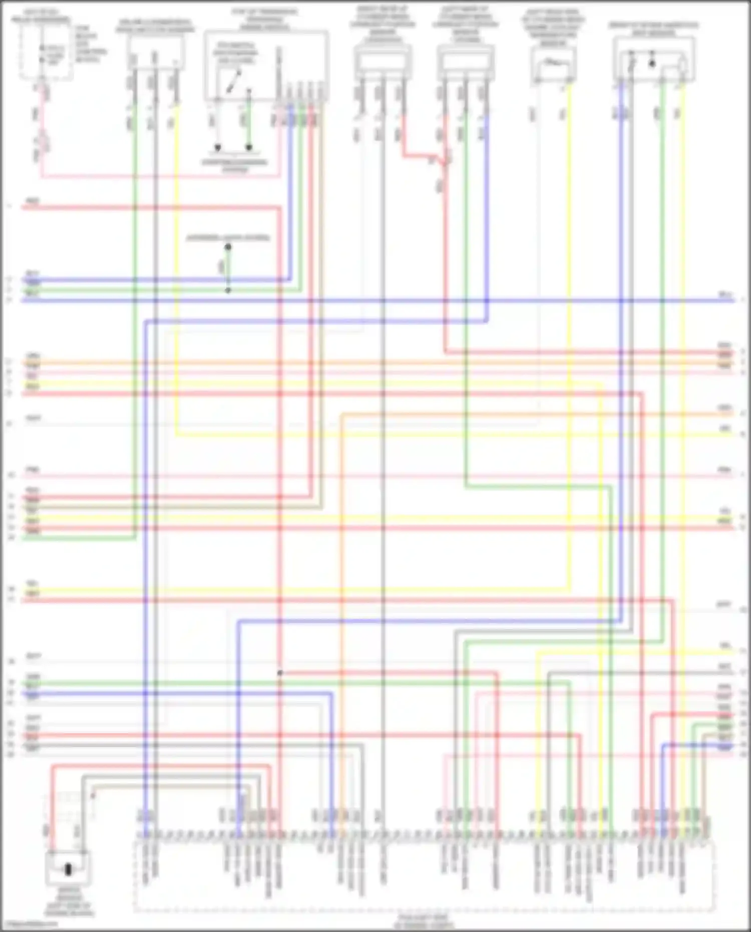 Wiring diagram input spd sig for Hyundai Sonata VII facelift (2017-2019) (1 of 4)