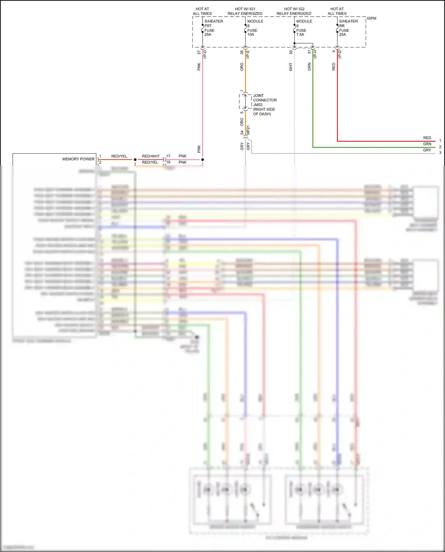 Wiring diagram i/p-e for Hyundai Sonata VII facelift (2017-2019) (81 of 121)