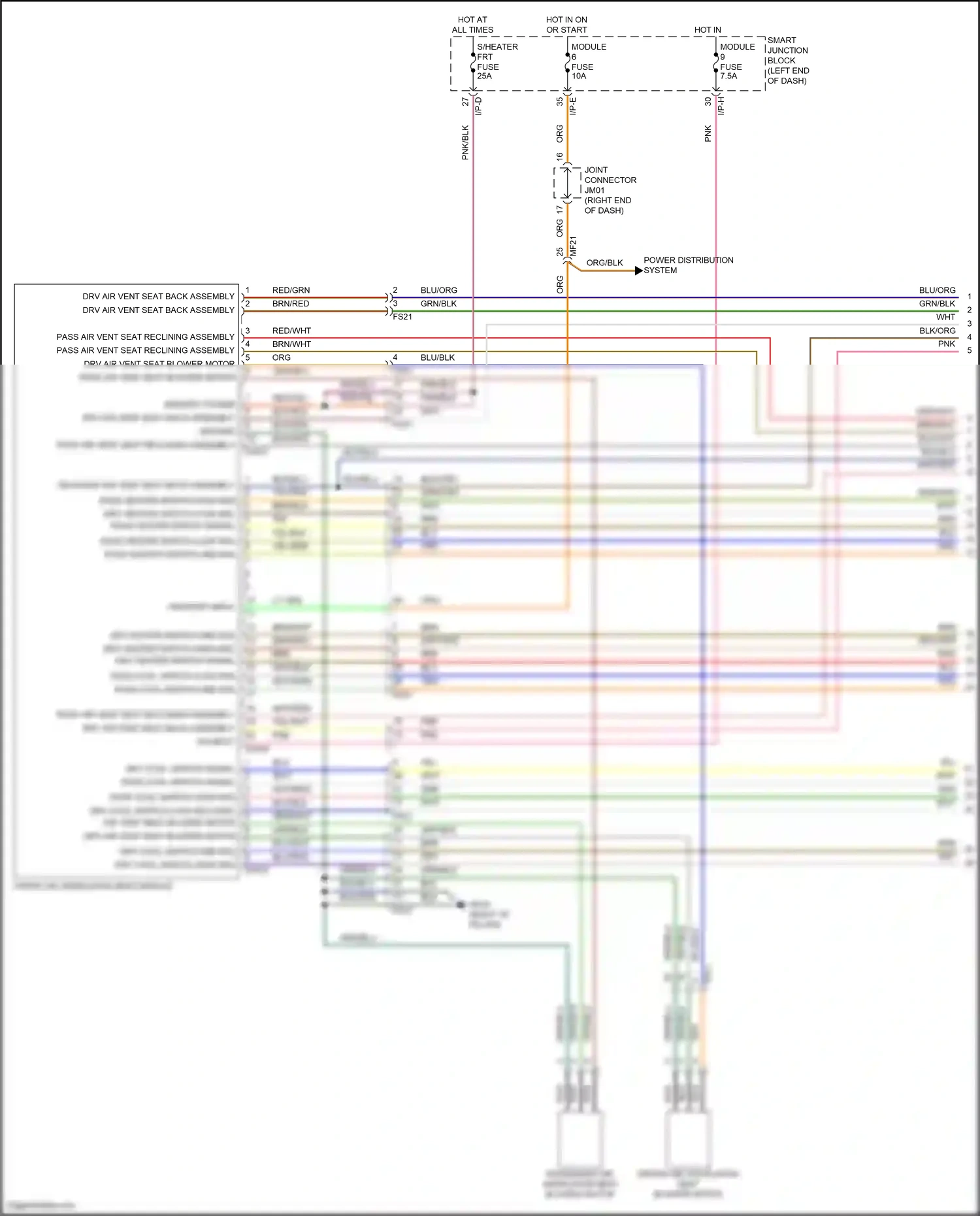 Wiring diagram i/p-e for Hyundai Sonata VII facelift (2017-2019) (87 of 121)