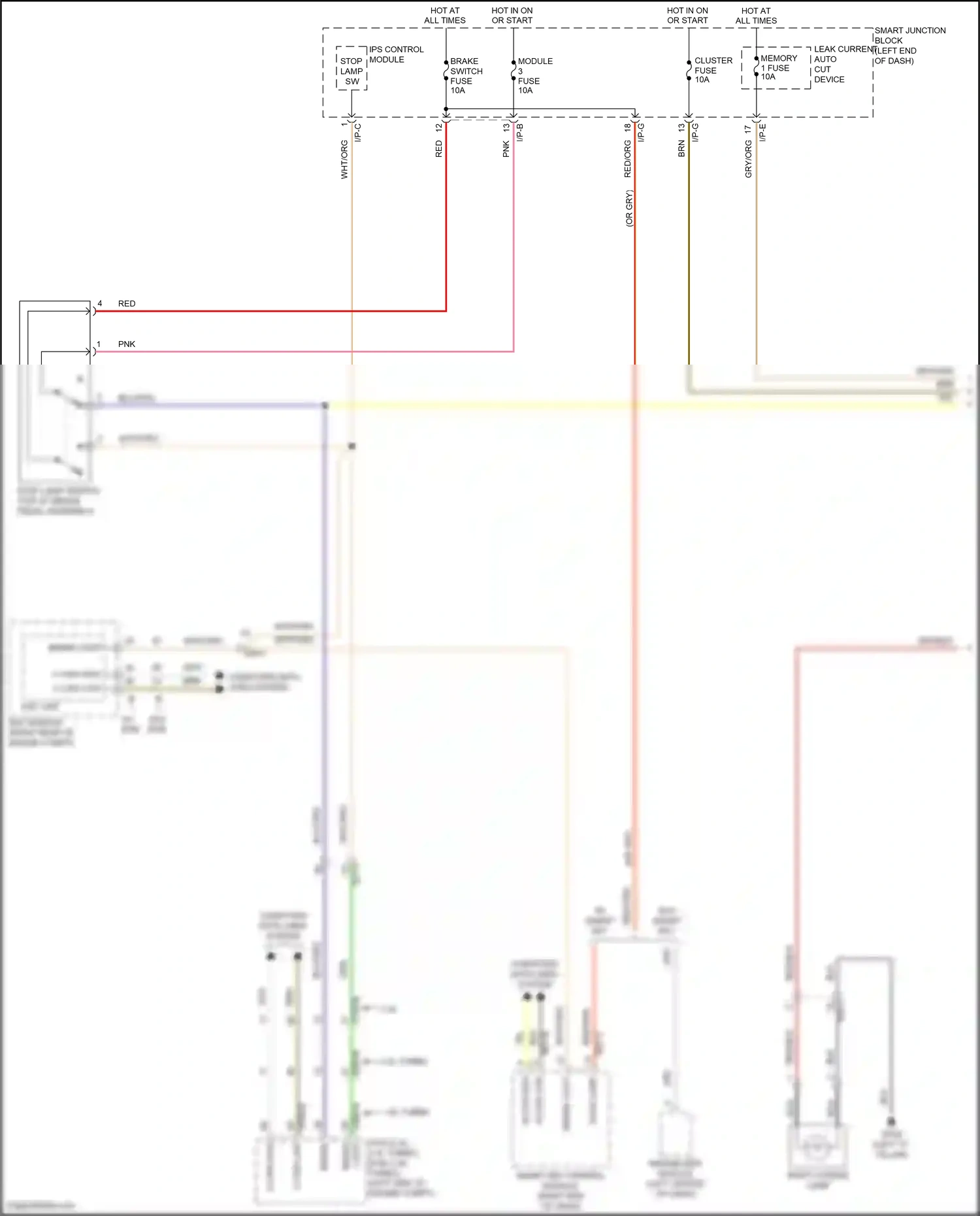 Wiring diagram i/p-e for Hyundai Sonata VII facelift (2017-2019) (91 of 121)